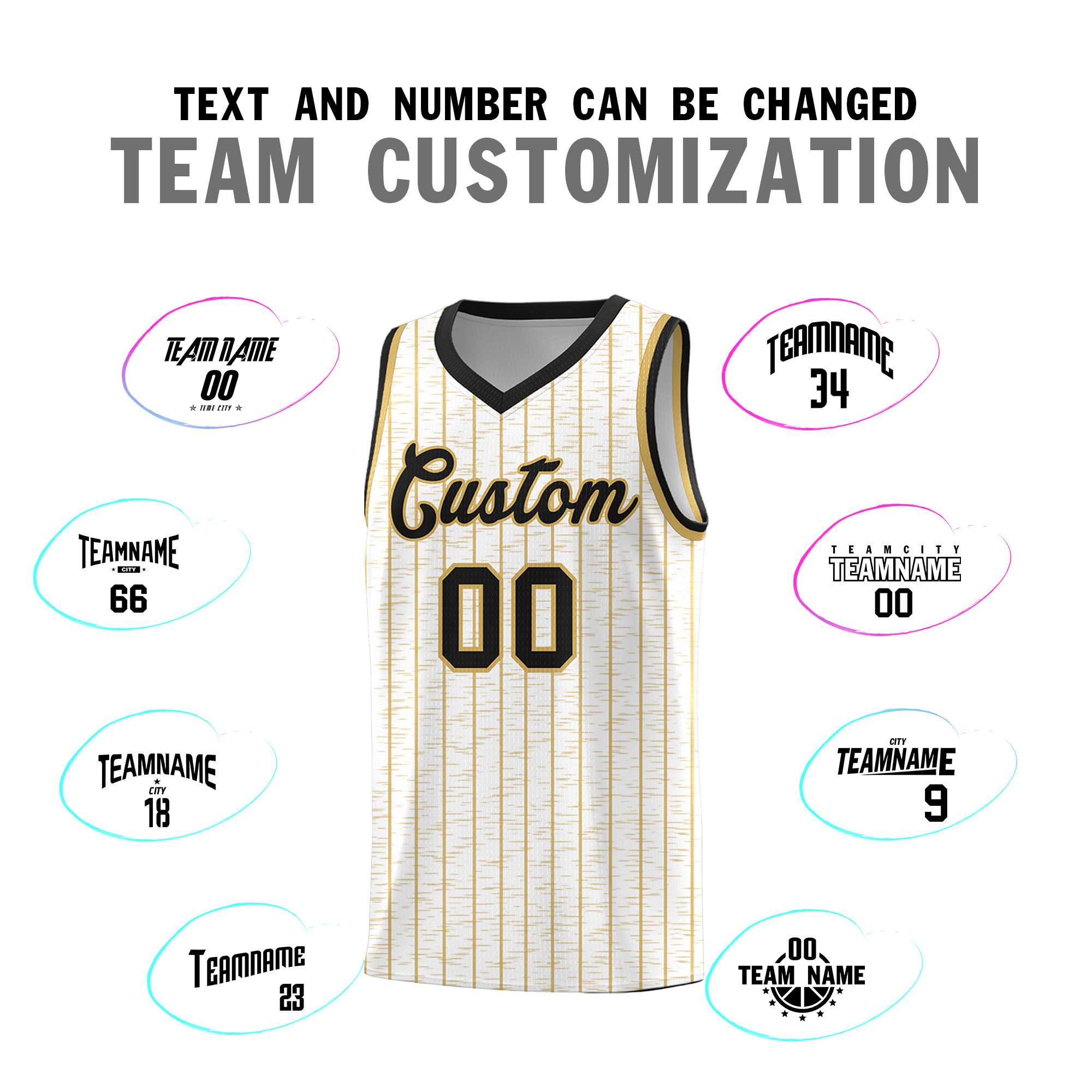 Custom White Custom Gray Pinstripe Retro Sets Uniform Basketball Jersey