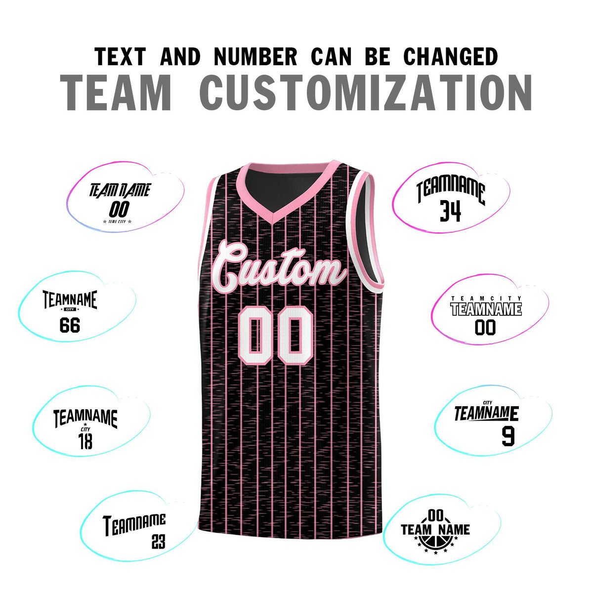Custom Black Custom Gray Pinstripe Retro Sets Uniform Basketball Jersey