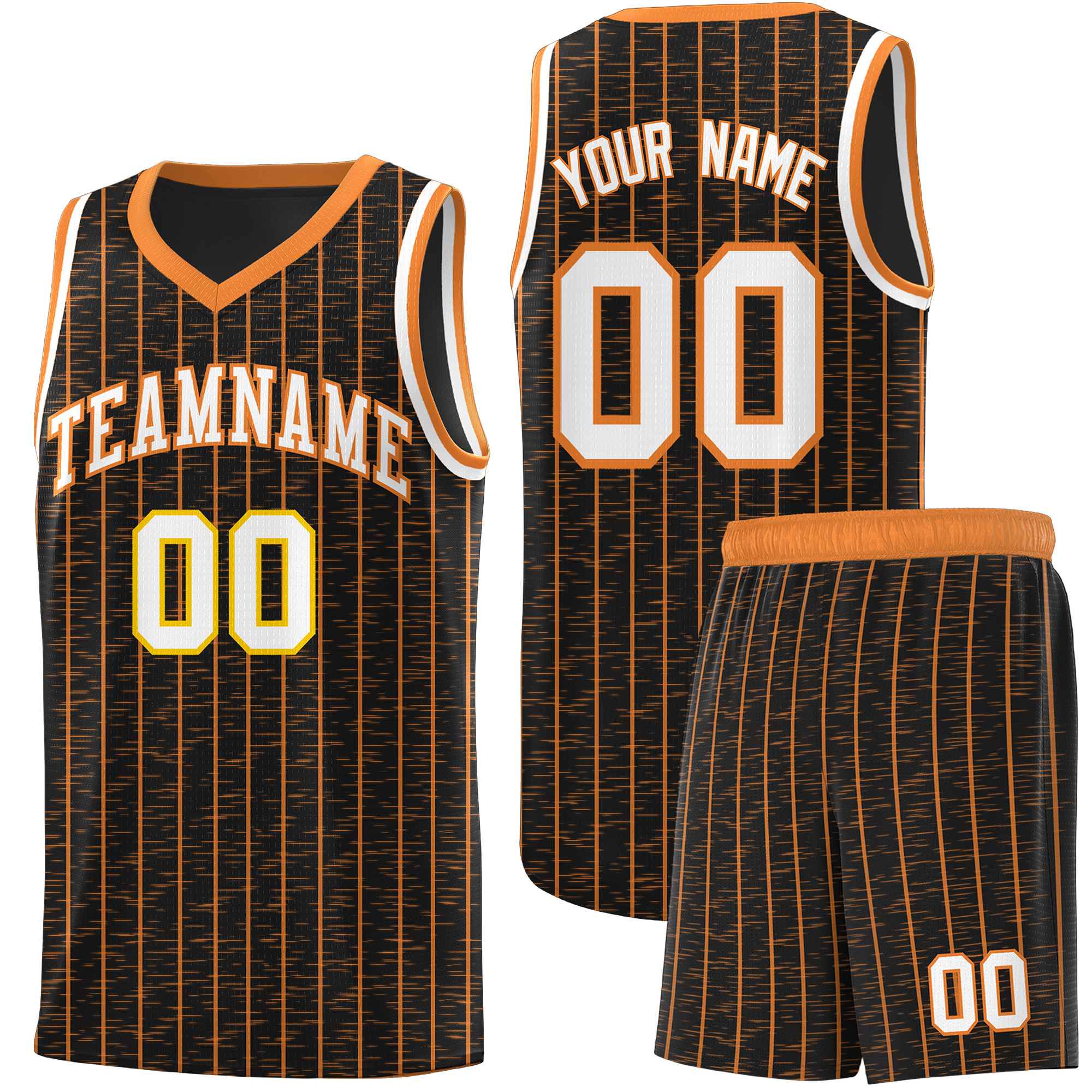 Custom Black Custom Gray Pinstripe Retro Sets Uniform Basketball Jersey