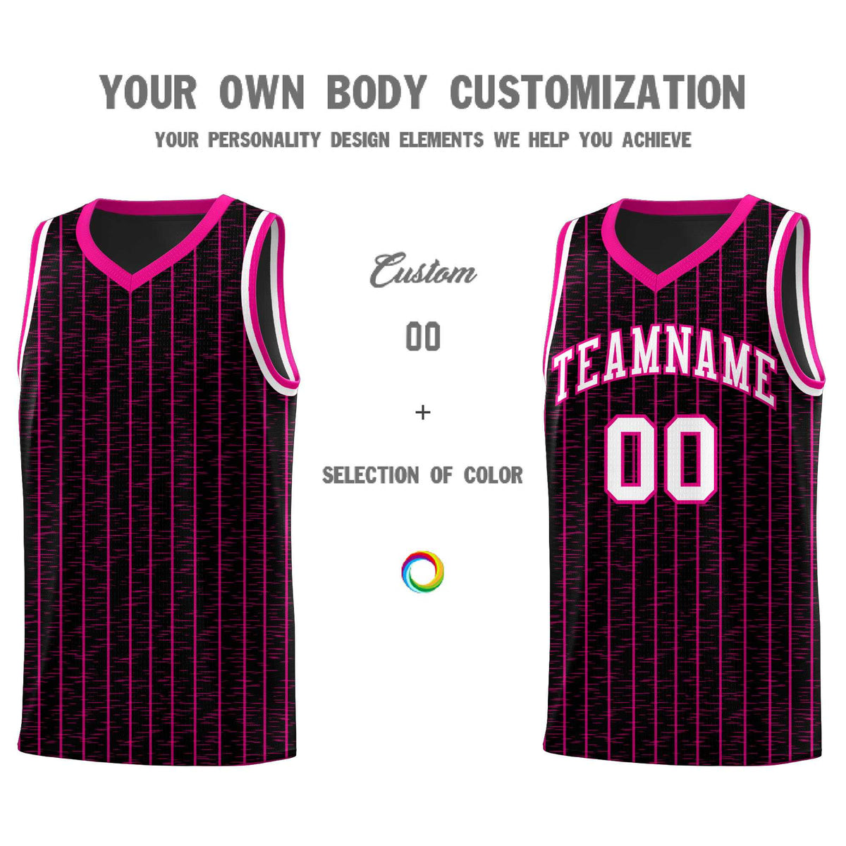 Custom Black Custom Gray Pinstripe Retro Sets Uniform Basketball Jersey