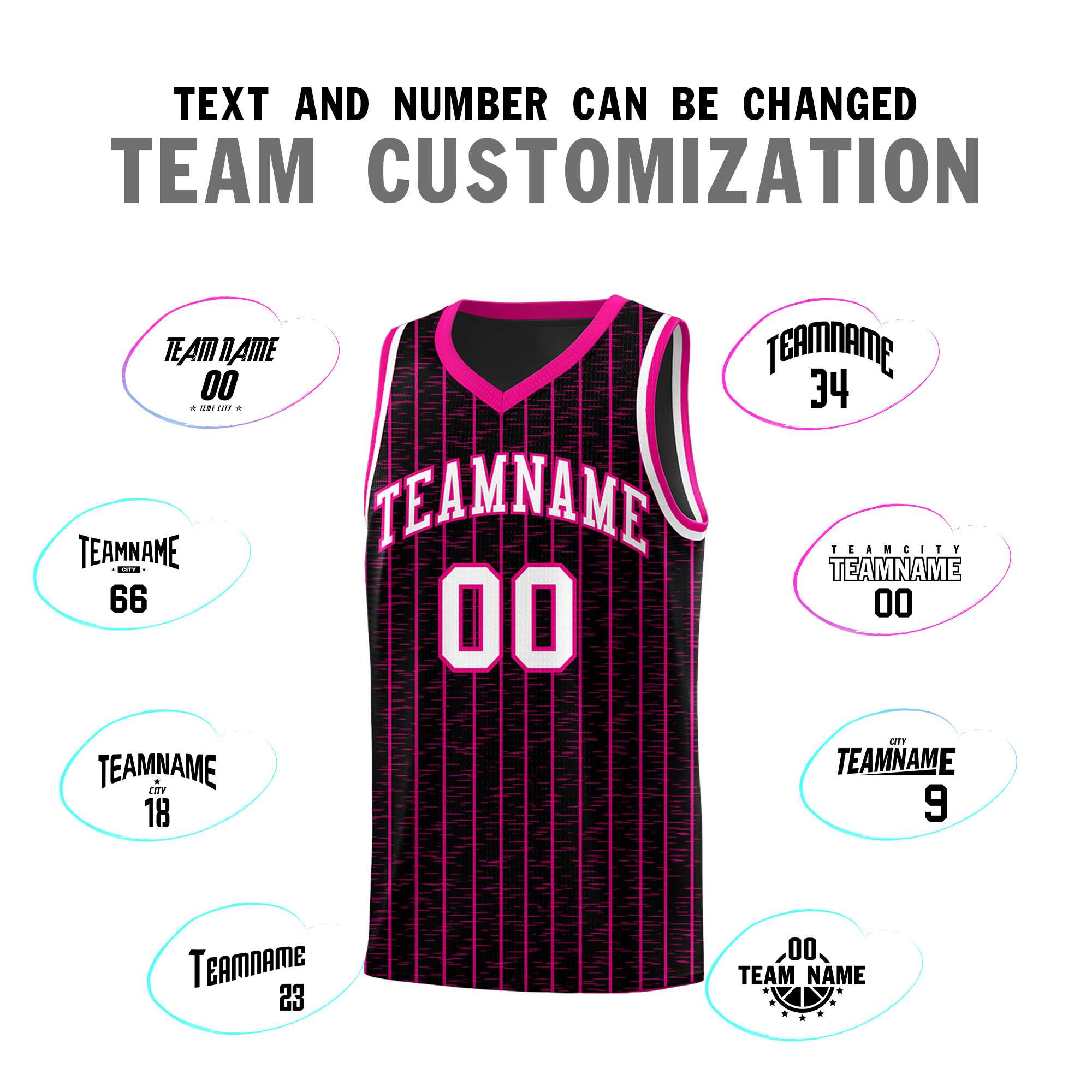 Custom Black Custom Gray Pinstripe Retro Sets Uniform Basketball Jersey