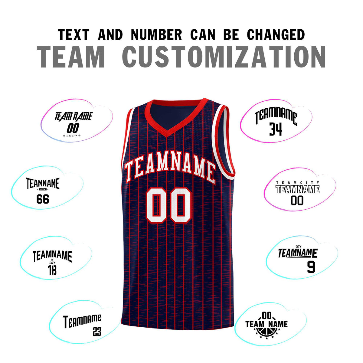 Custom Navy Custom Gray Pinstripe Retro Sets Uniform Basketball Jersey
