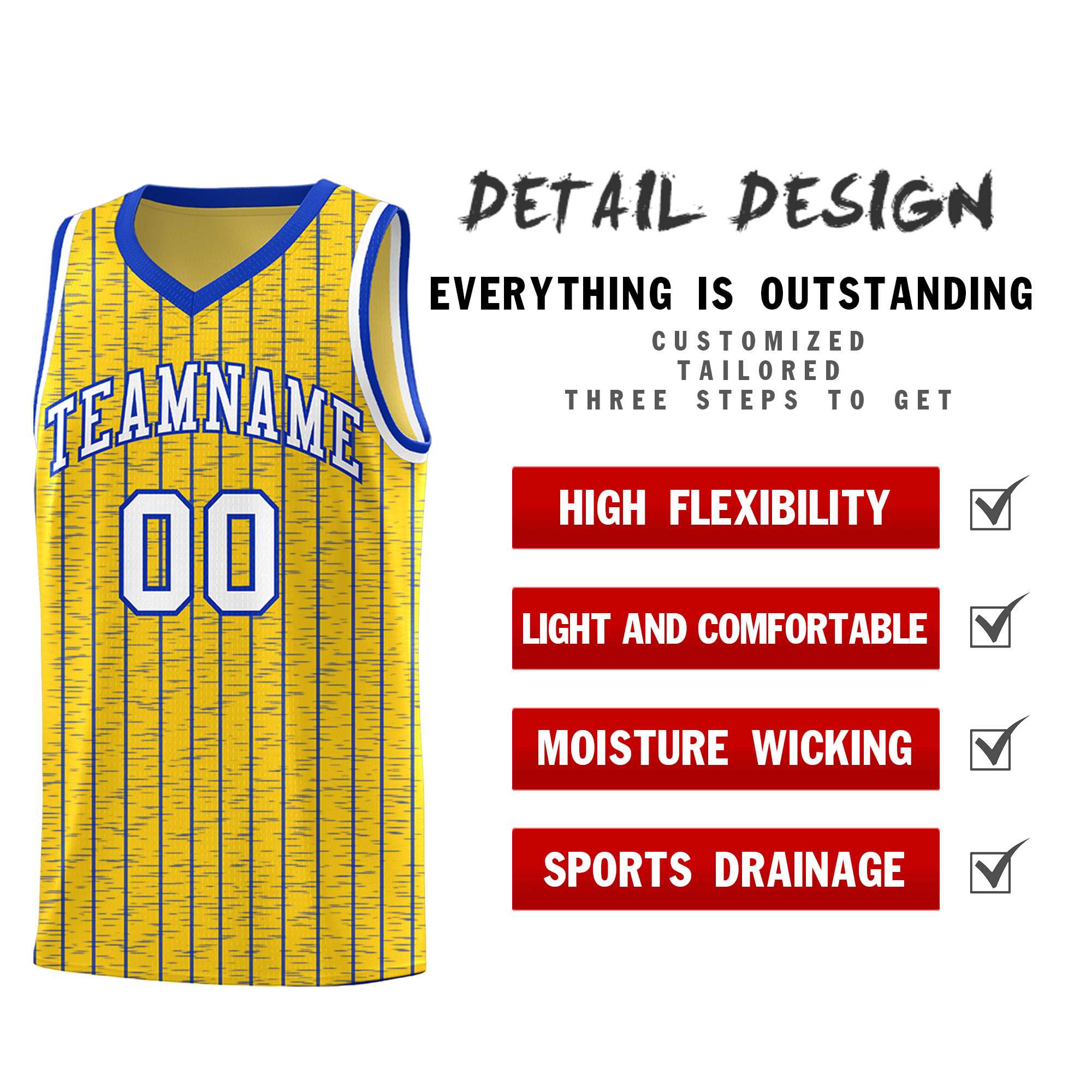 Custom Gold Custom Gray Pinstripe Retro Sets Uniform Basketball Jersey