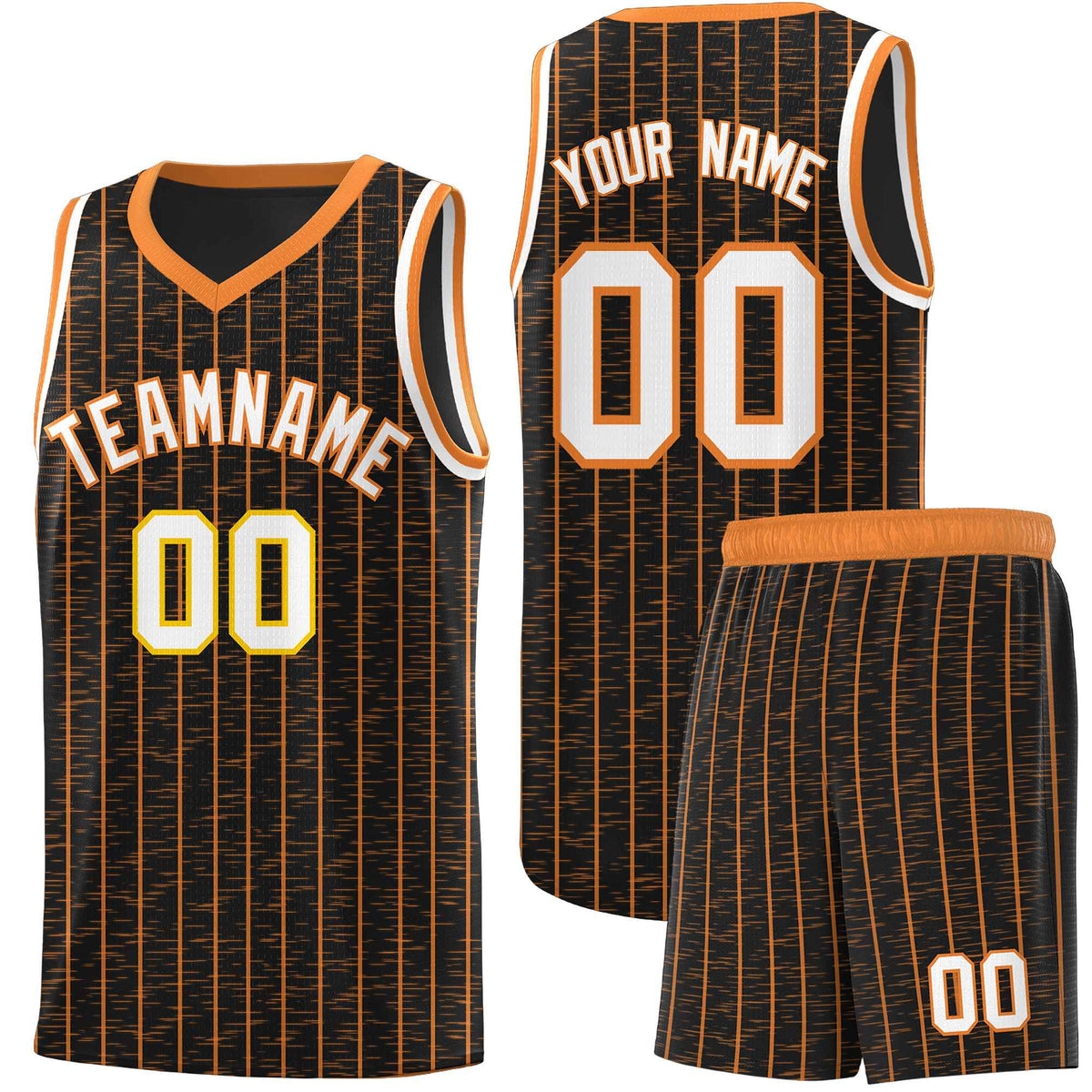 Custom Black Custom Gray Pinstripe Retro Sets Uniform Basketball Jersey