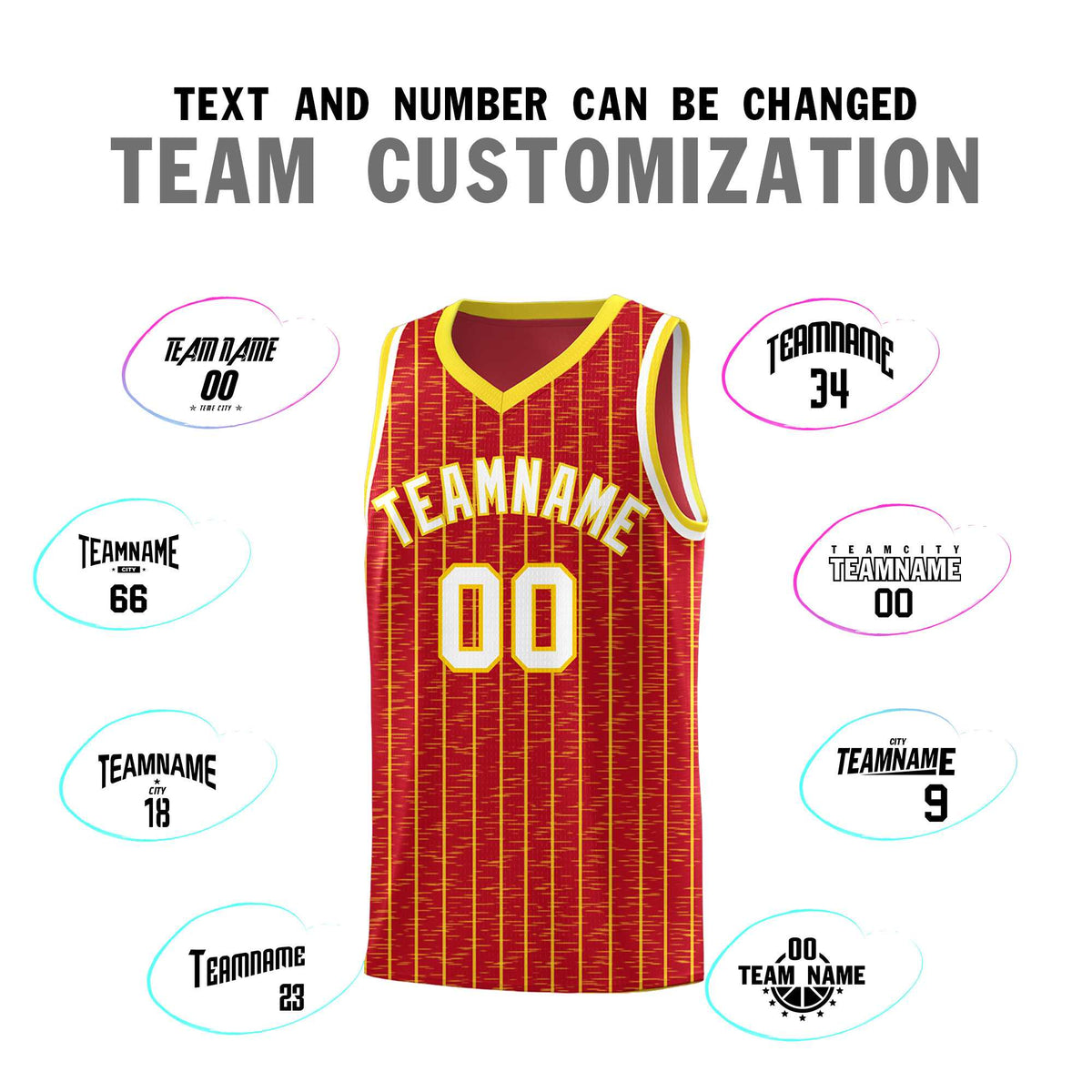 Custom Red Custom Gray Pinstripe Retro Sets Uniform Basketball Jersey