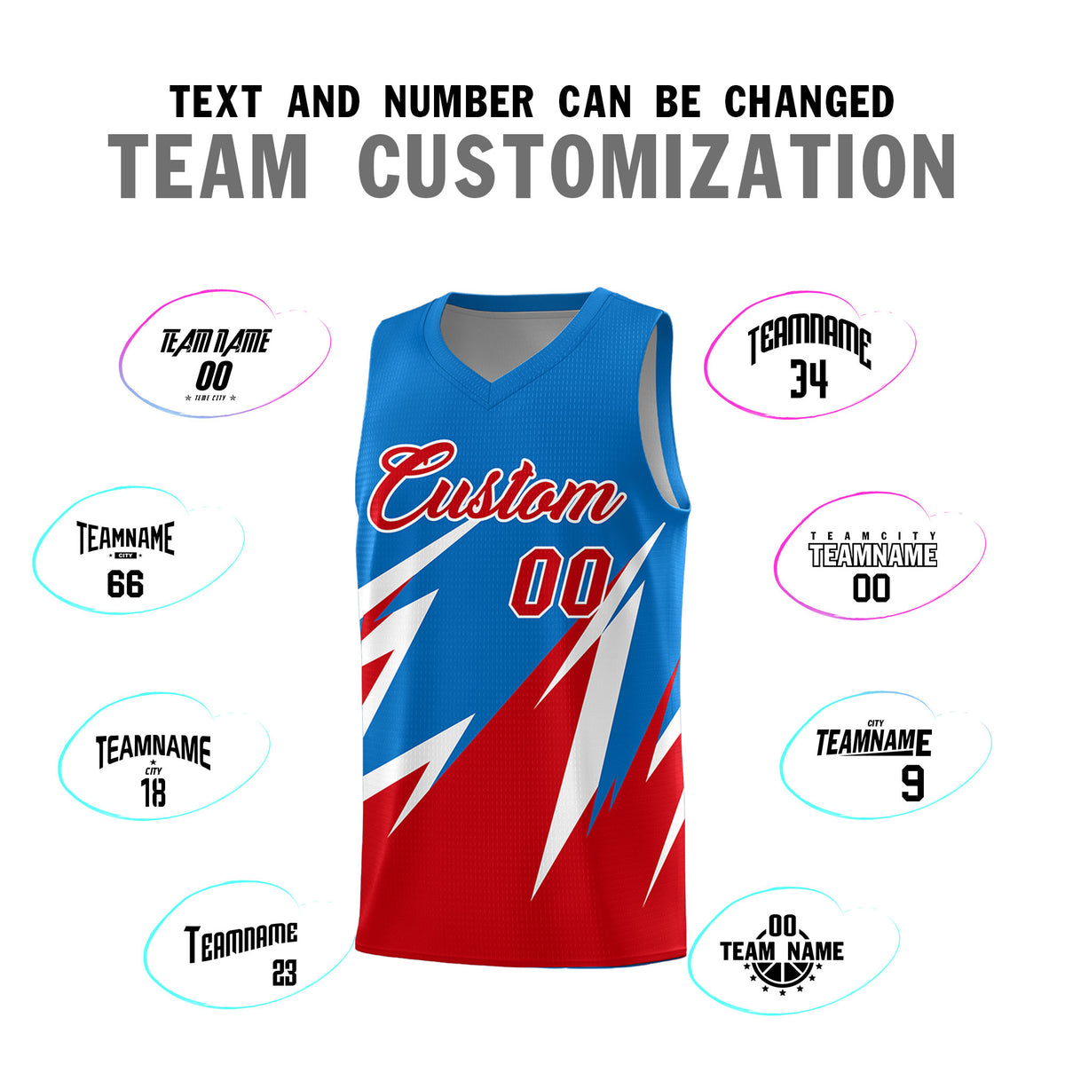 Custom Royal Abstract Mountain Pattern Sports Uniform Basketball Jersey