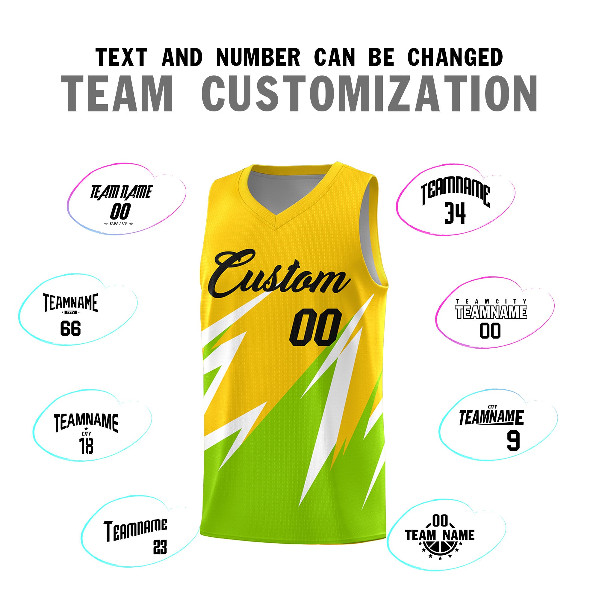 Custom Gold Abstract Mountain Pattern Sports Uniform Basketball Jersey