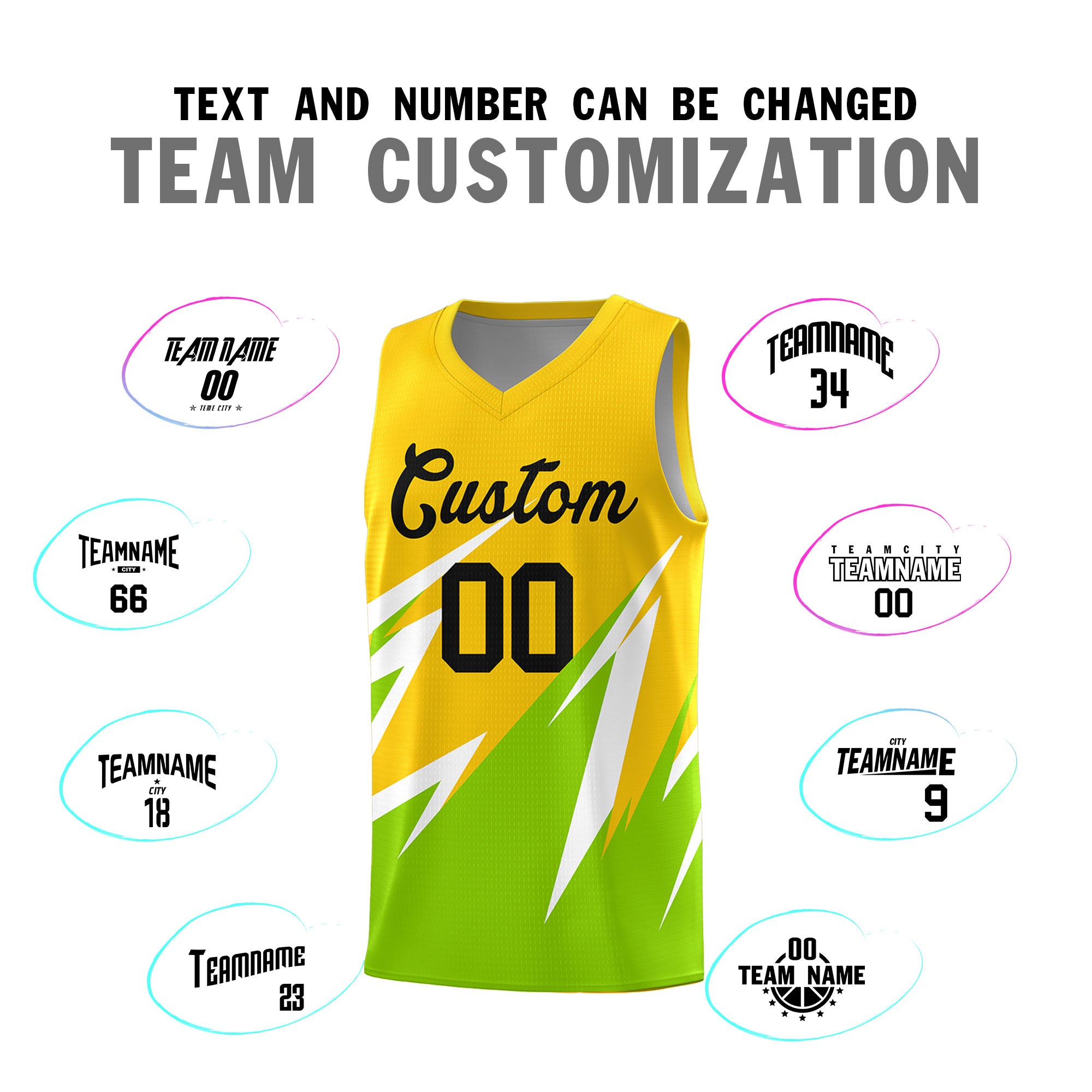 Custom Gold Abstract Mountain Pattern Sports Uniform Basketball Jersey