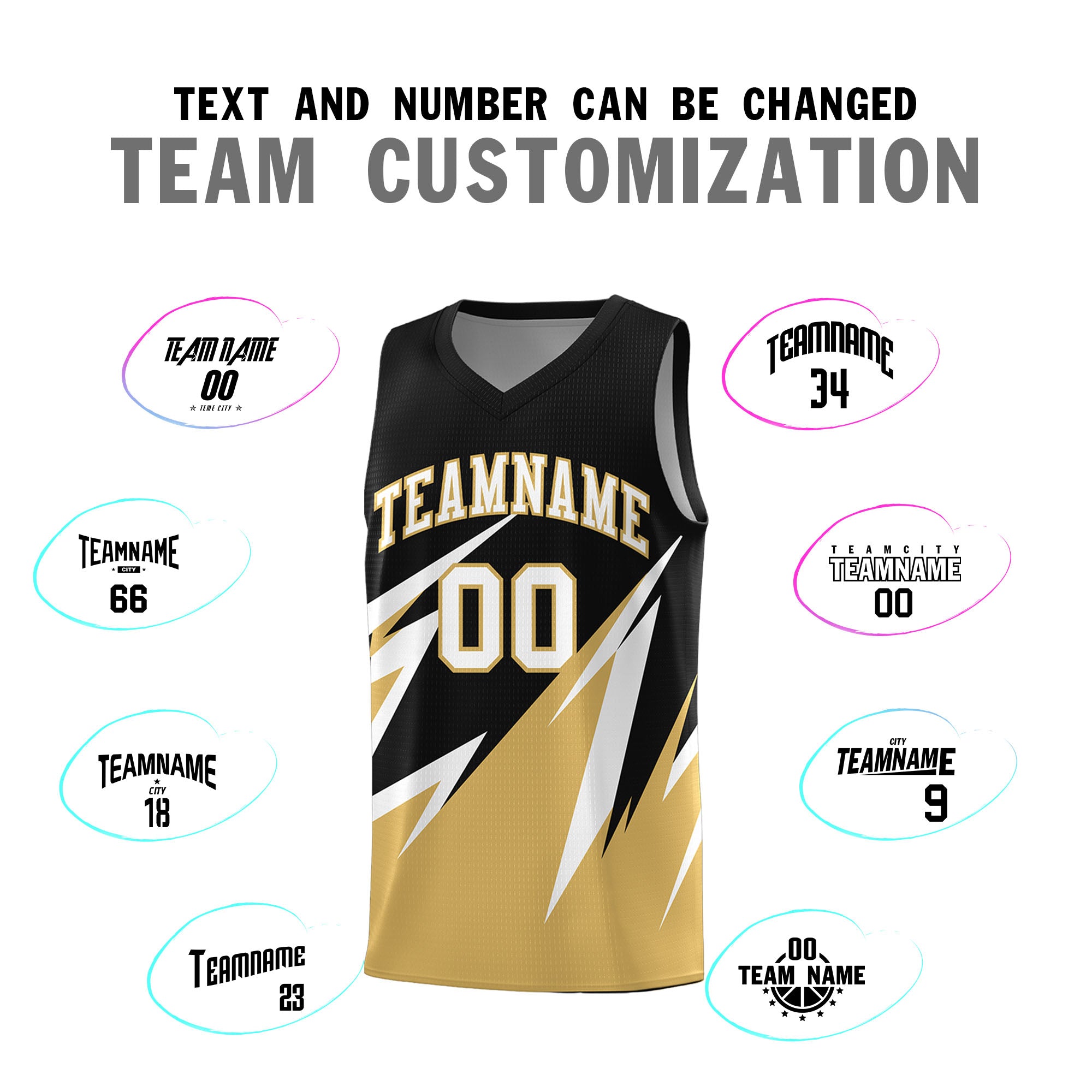 Custom Black Abstract Mountain Pattern Sports Uniform Basketball Jersey