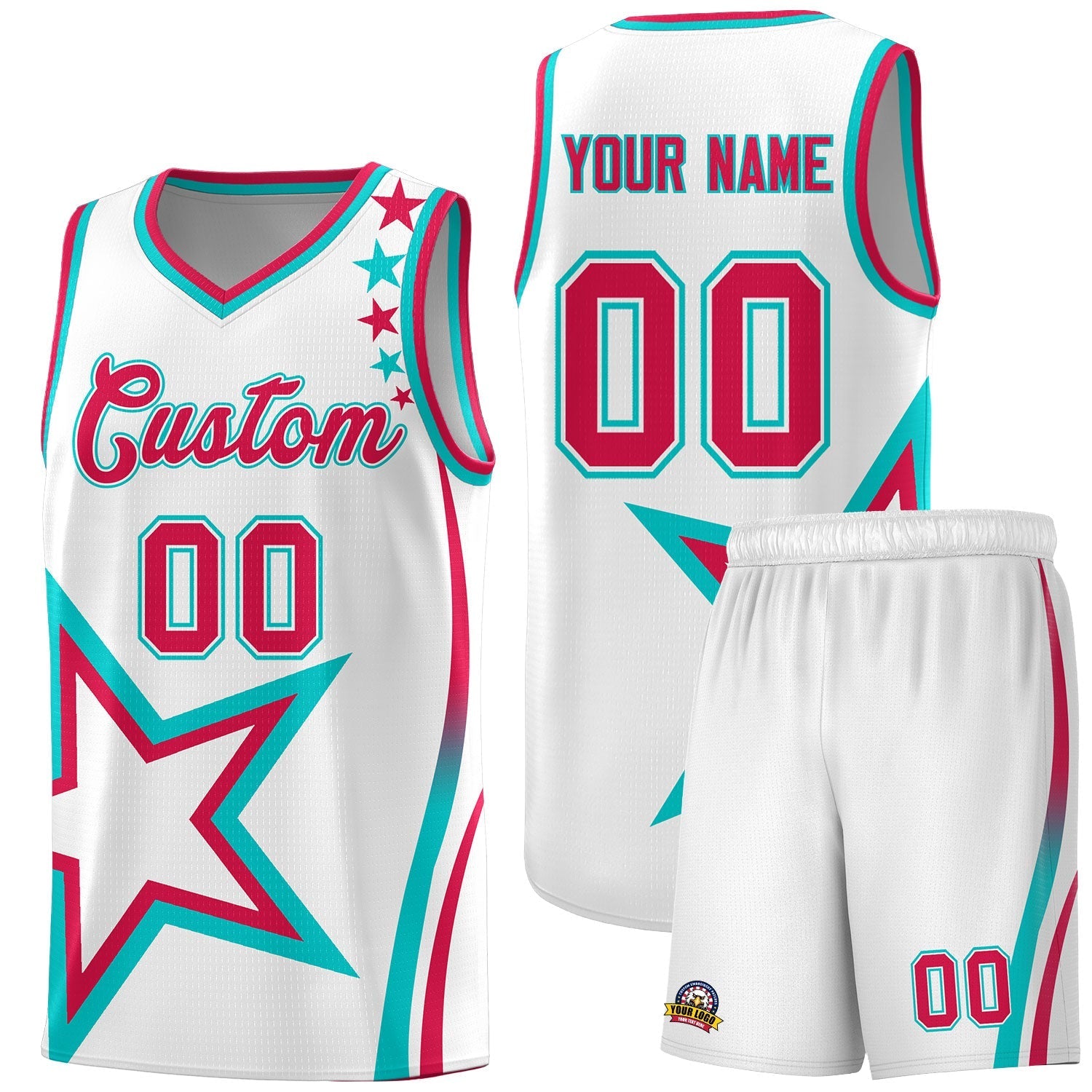 Custom Neon Green Navy-White Side Two-Tone Classic Sports Uniform Basketball Jersey |KXKSHOP
