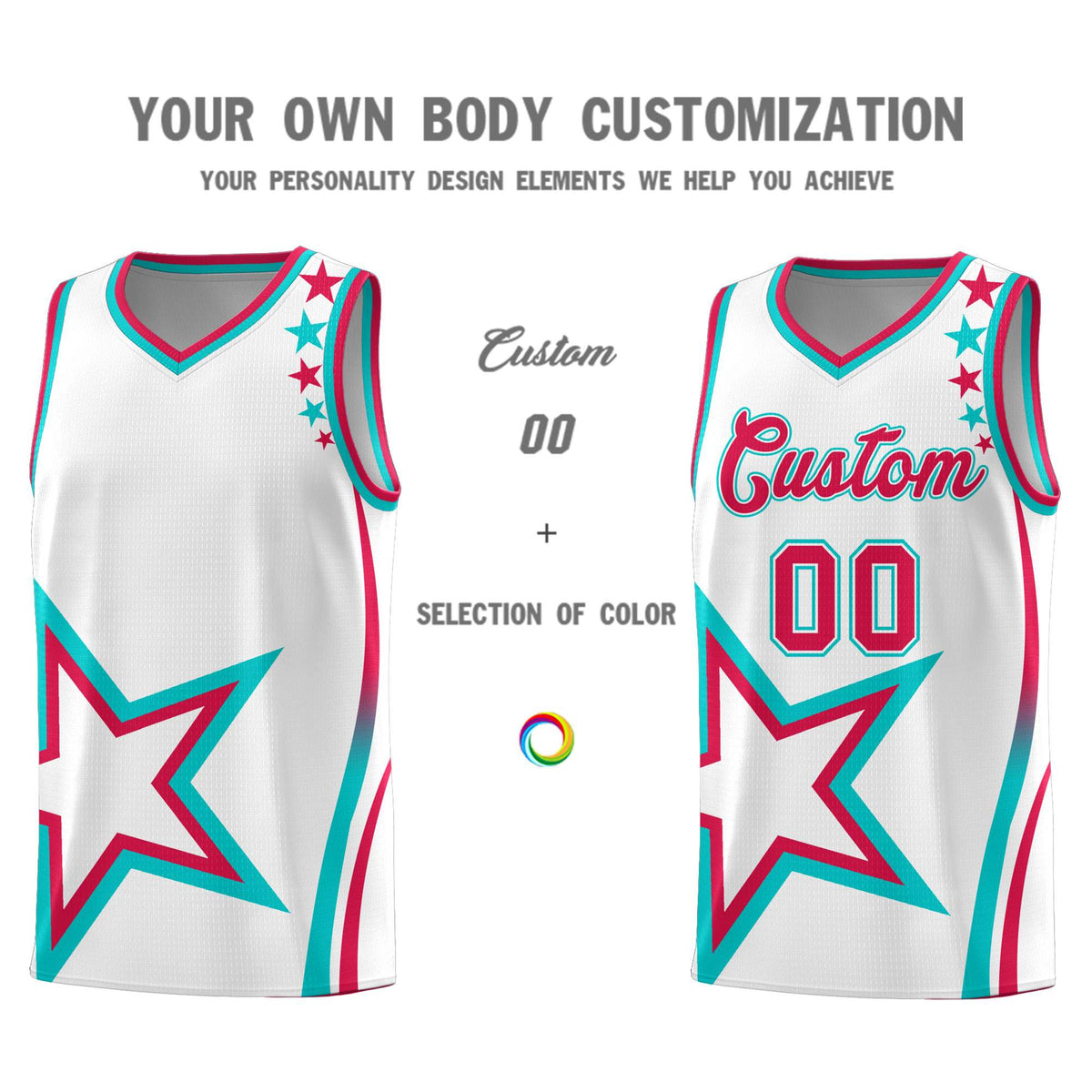 Custom Neon Green Navy-White Side Two-Tone Classic Sports Uniform Basketball Jersey |KXKSHOP