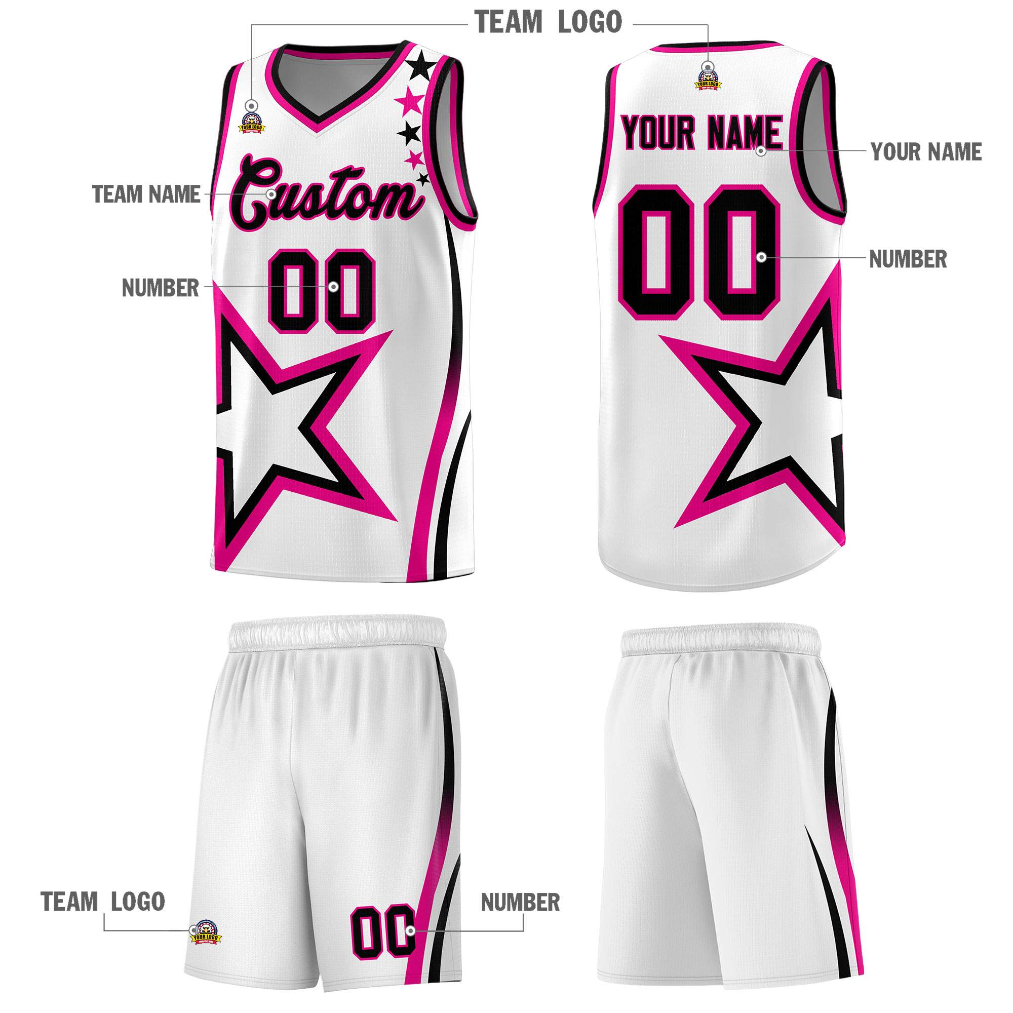 Custom Neon Green Navy-White Side Two-Tone Classic Sports Uniform Basketball Jersey |KXKSHOP