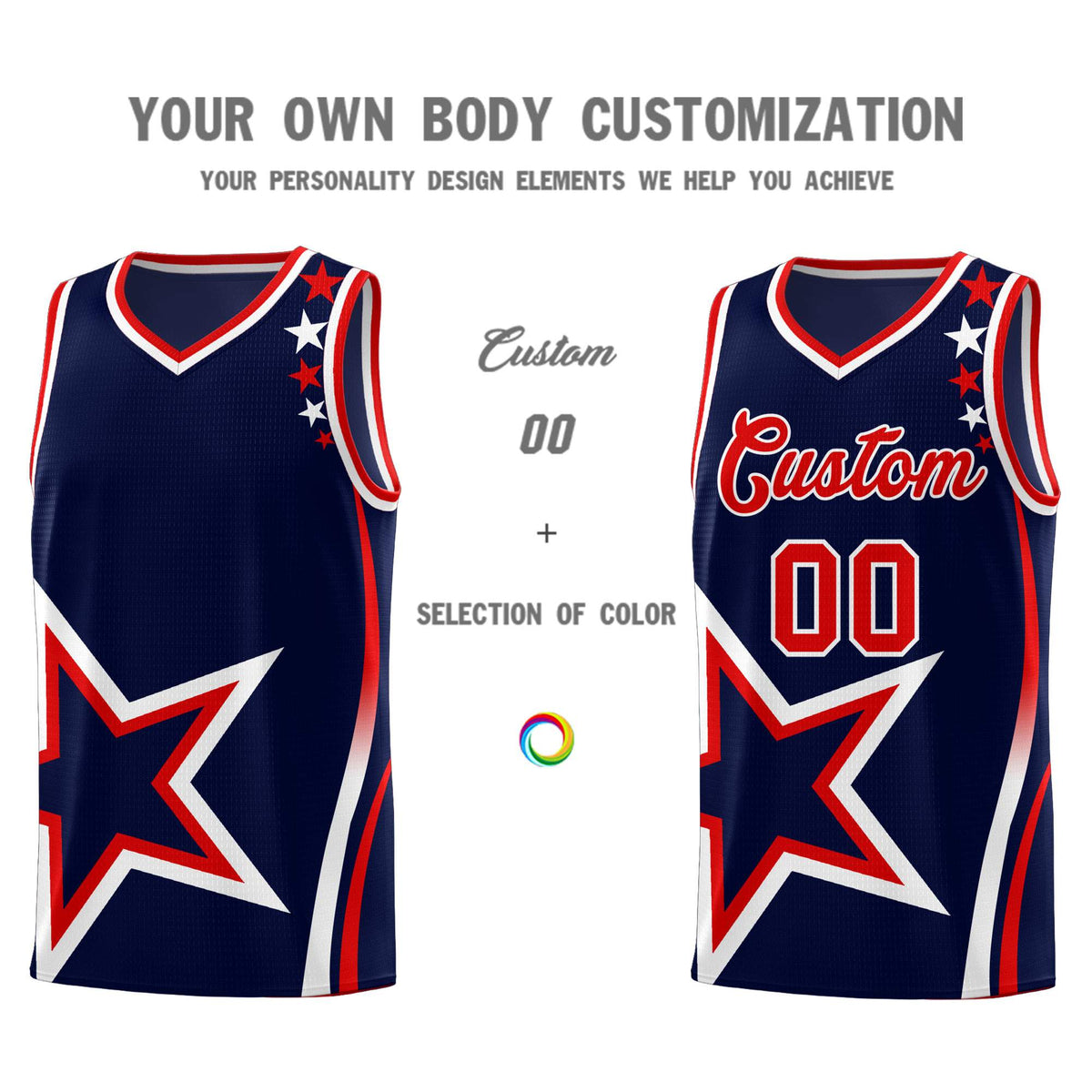 Custom Neon Green Navy-White Side Two-Tone Classic Sports Uniform Basketball Jersey |KXKSHOP