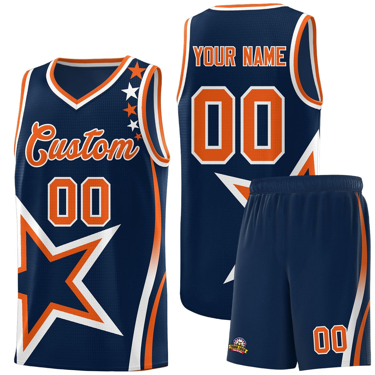 Custom Neon Green Navy-White Side Two-Tone Classic Sports Uniform Basketball Jersey |KXKSHOP