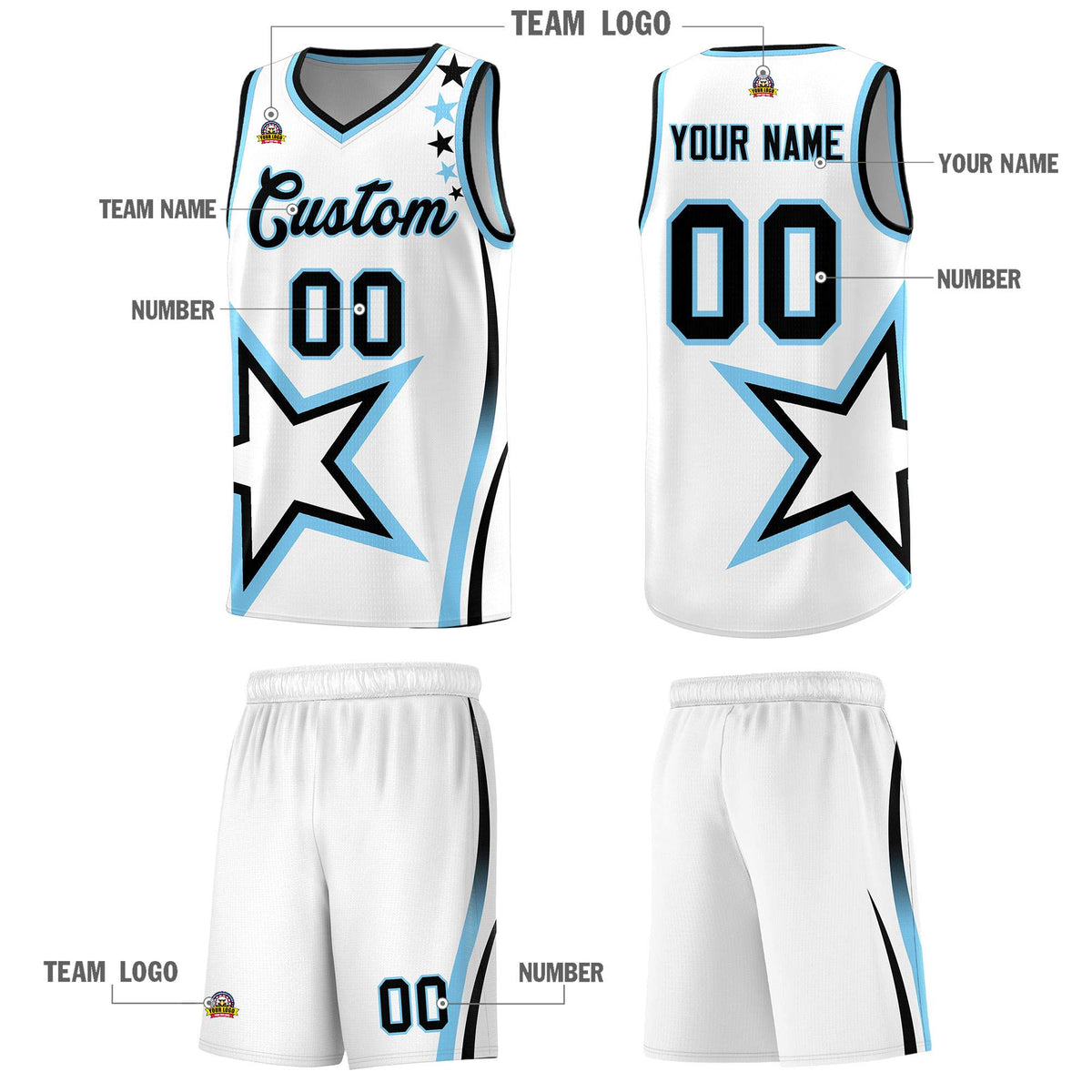 Custom Neon Green Navy-White Side Two-Tone Classic Sports Uniform Basketball Jersey |KXKSHOP