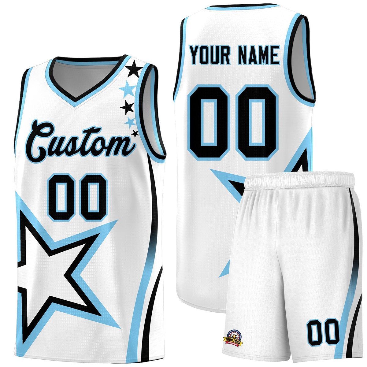 Custom Neon Green Navy-White Side Two-Tone Classic Sports Uniform Basketball Jersey |KXKSHOP