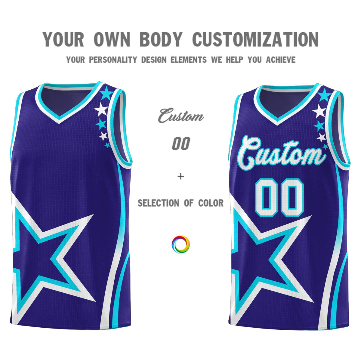 Custom Neon Green Navy-White Side Two-Tone Classic Sports Uniform Basketball Jersey |KXKSHOP
