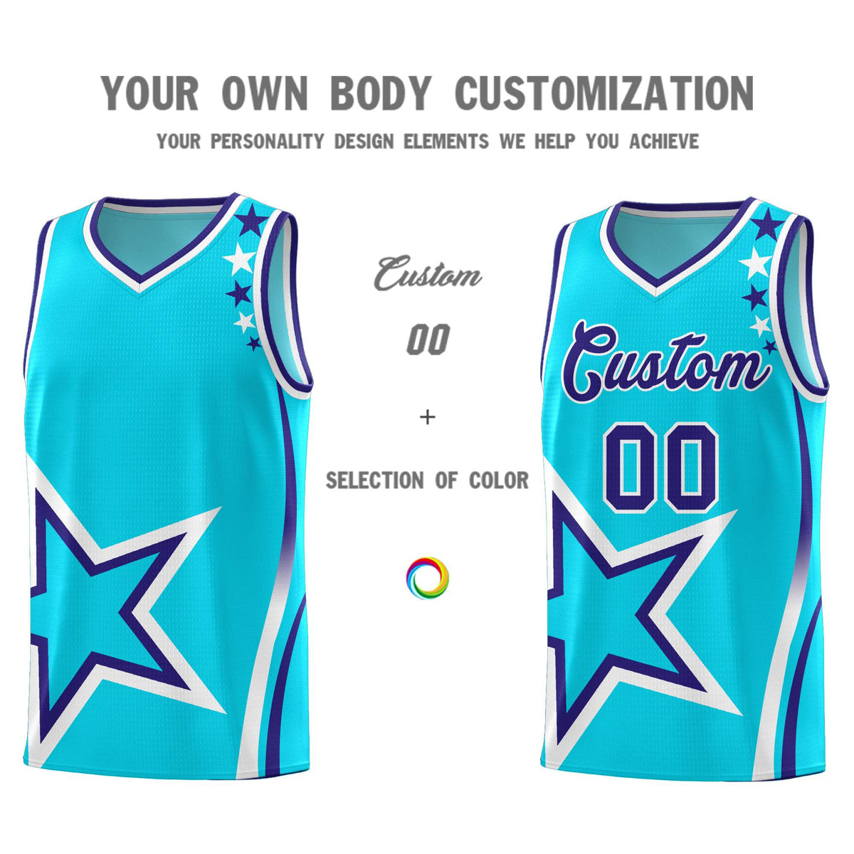 Custom Neon Green Navy-White Side Two-Tone Classic Sports Uniform Basketball Jersey |KXKSHOP