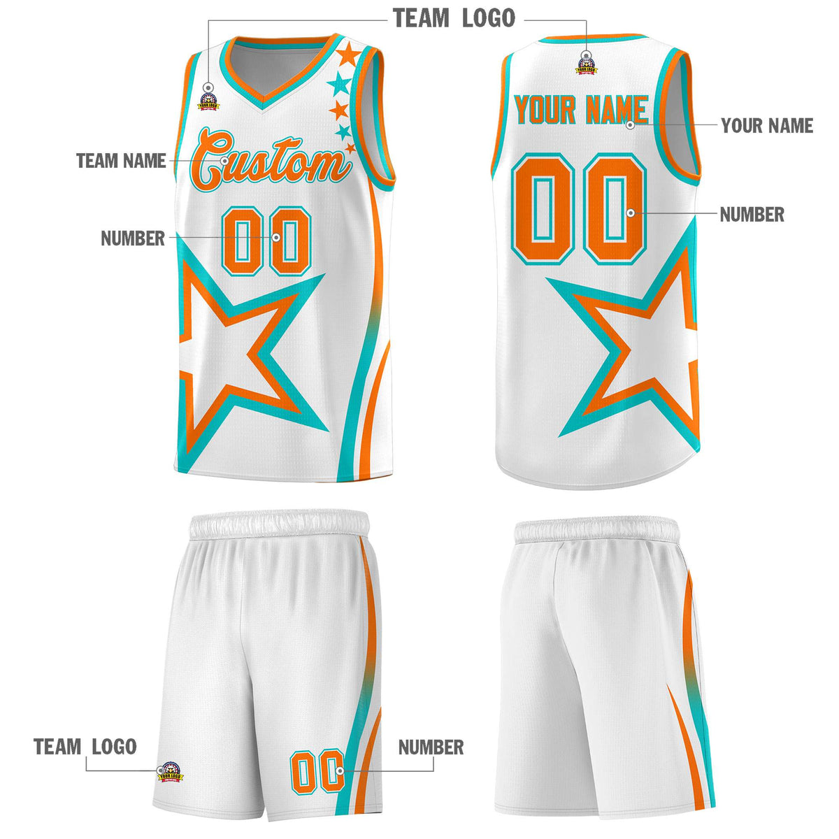 Custom Neon Green Navy-White Side Two-Tone Classic Sports Uniform Basketball Jersey |KXKSHOP