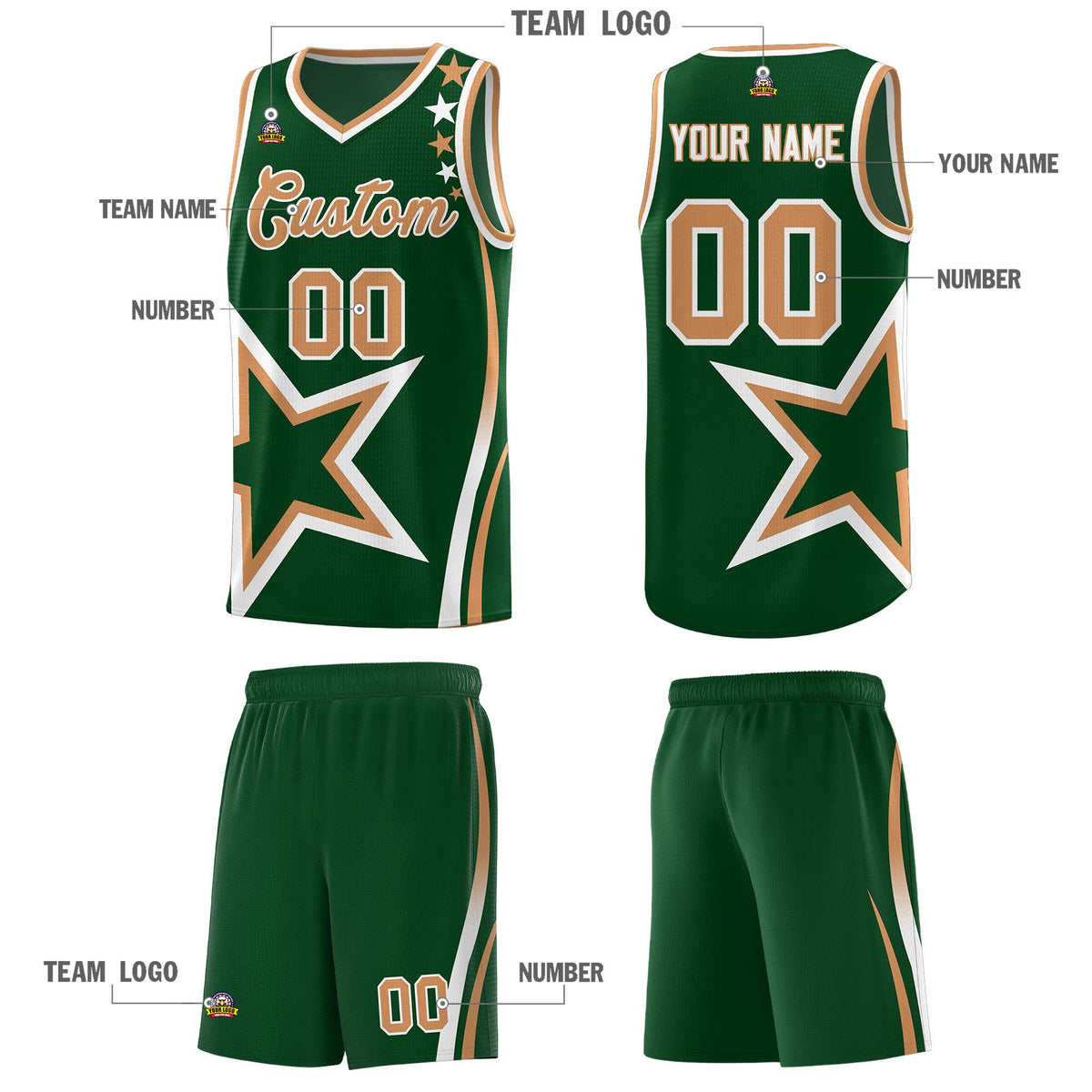 Custom Neon Green Navy-White Side Two-Tone Classic Sports Uniform Basketball Jersey |KXKSHOP