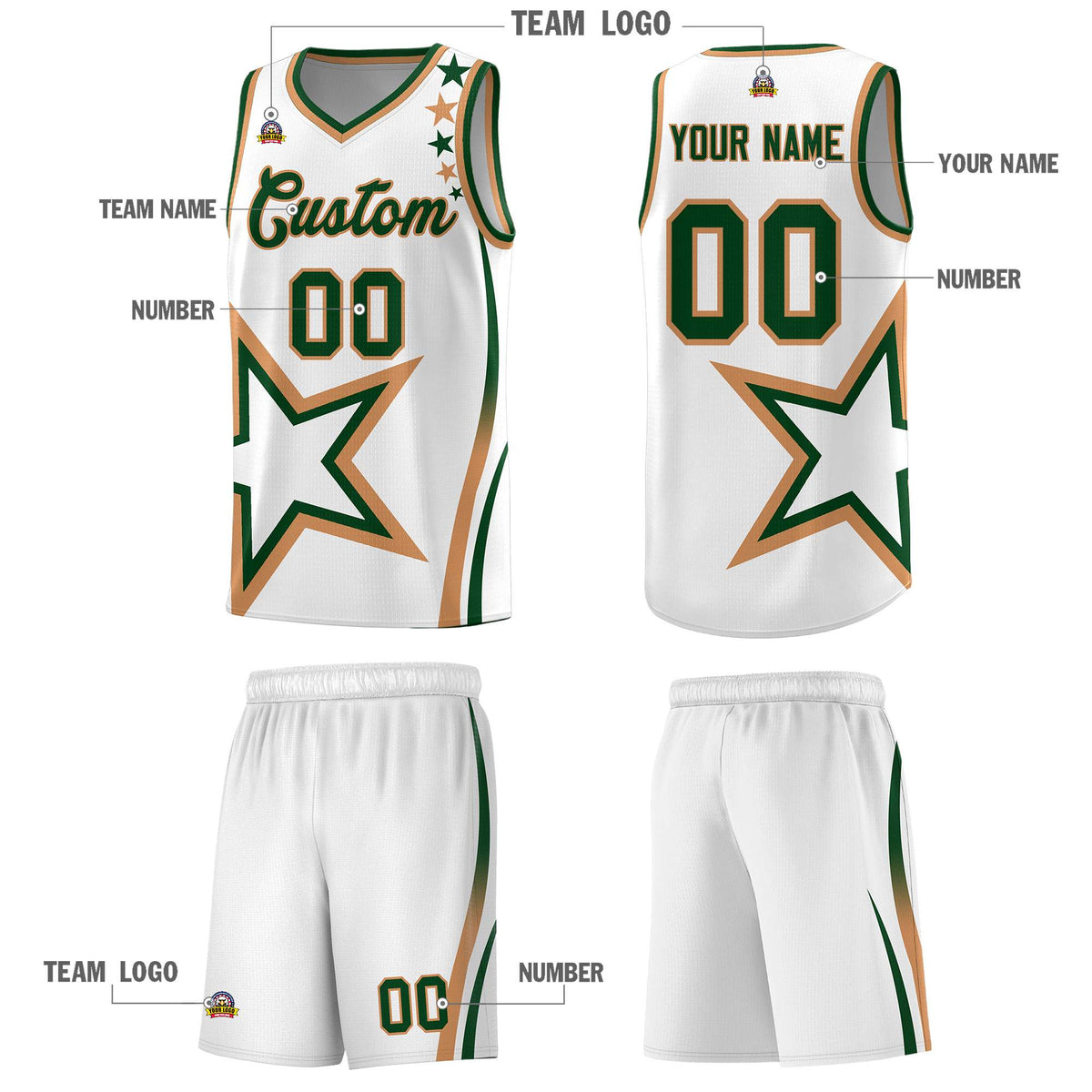 Custom Neon Green Navy-White Side Two-Tone Classic Sports Uniform Basketball Jersey |KXKSHOP