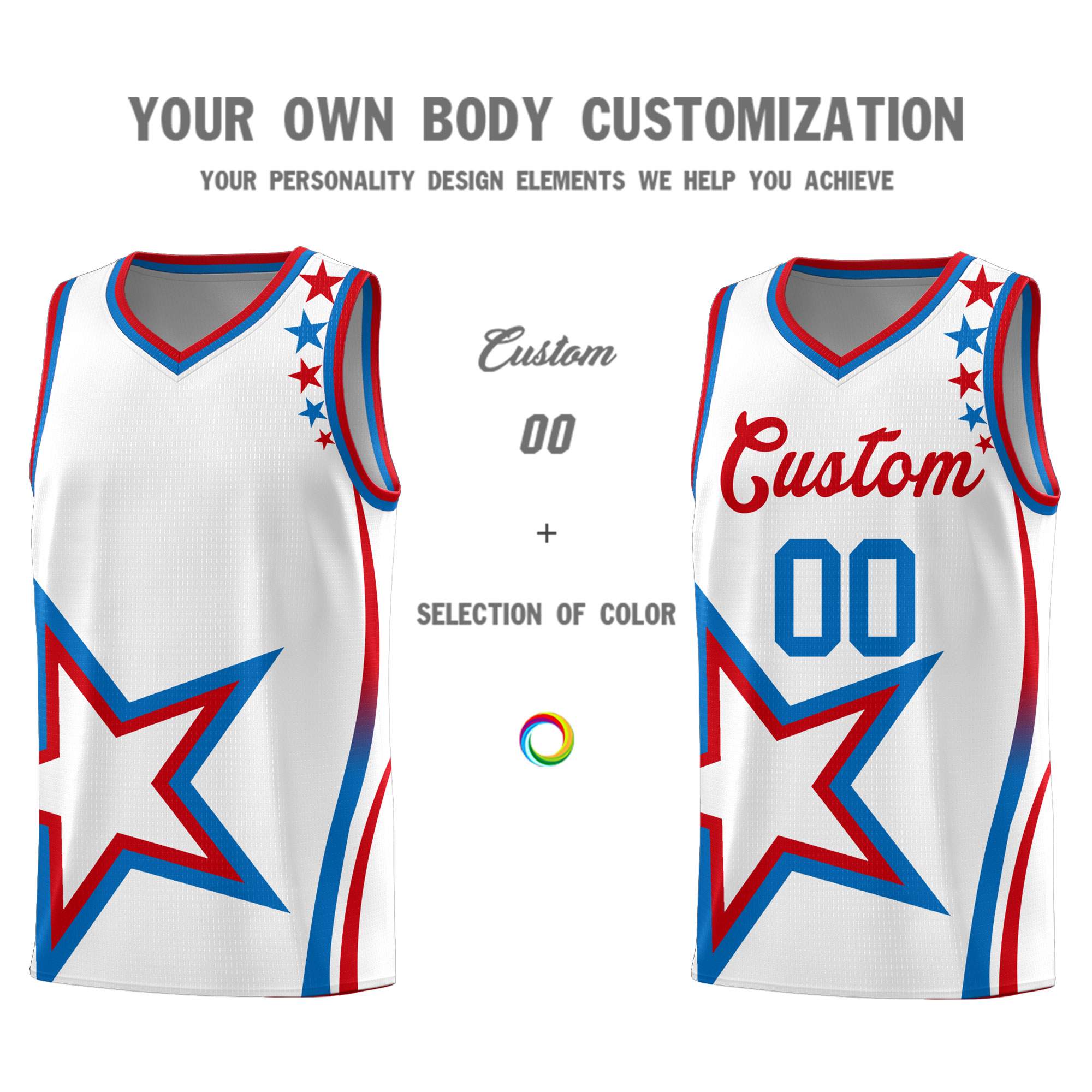 Custom Neon Green Navy-White Side Two-Tone Classic Sports Uniform Basketball Jersey |KXKSHOP