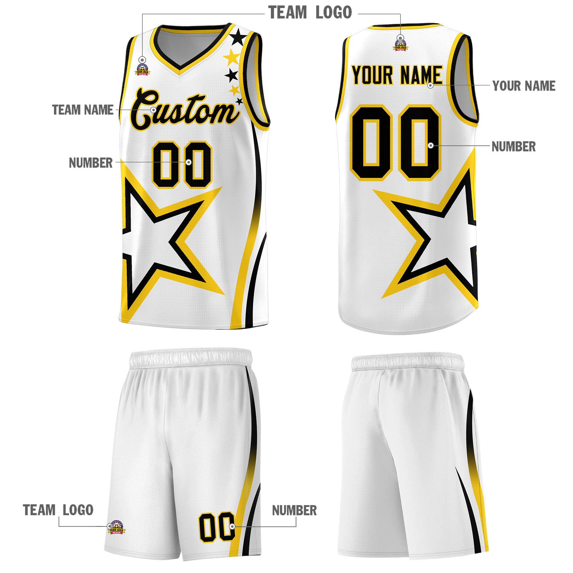 Custom Neon Green Navy-White Side Two-Tone Classic Sports Uniform Basketball Jersey |KXKSHOP
