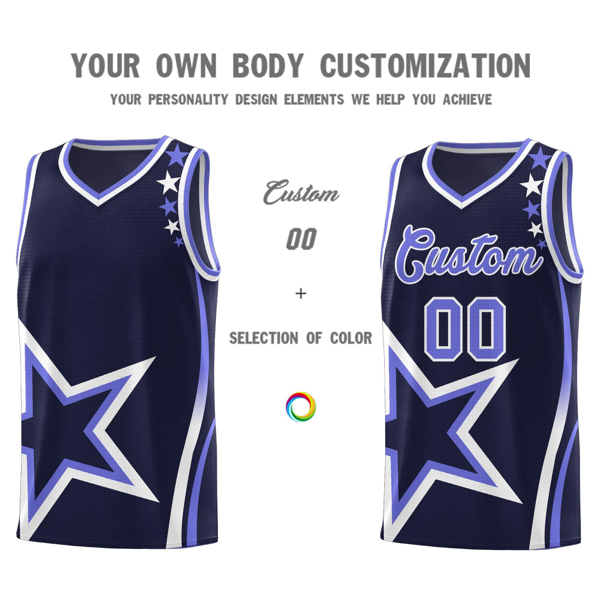 Custom Neon Green Navy-White Side Two-Tone Classic Sports Uniform Basketball Jersey |KXKSHOP