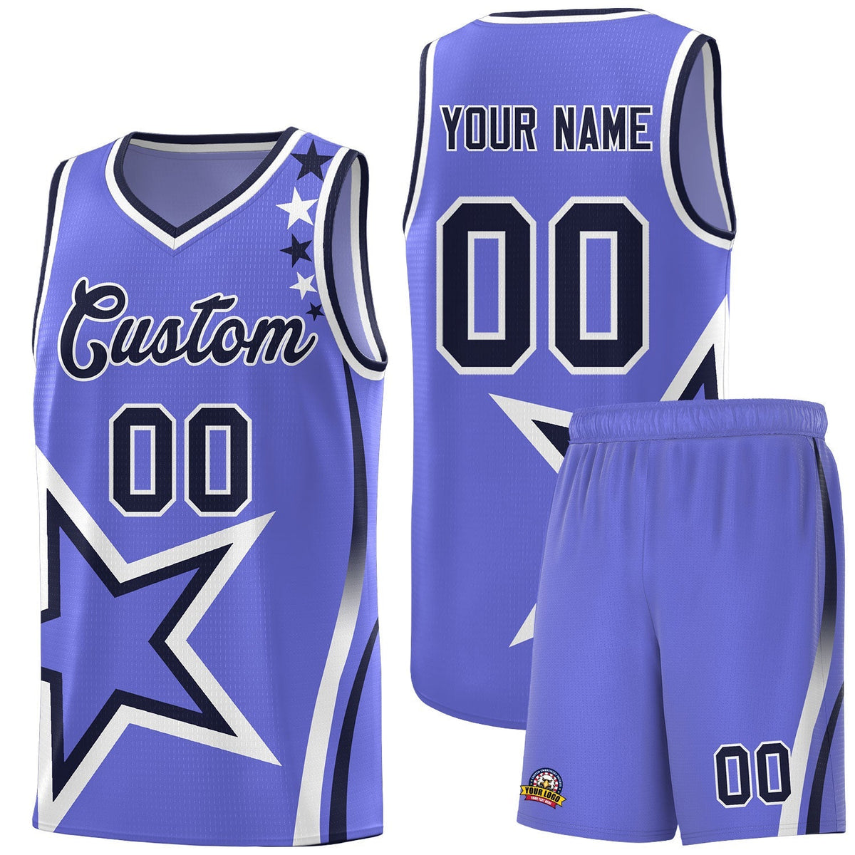 Custom Neon Green Navy-White Side Two-Tone Classic Sports Uniform Basketball Jersey |KXKSHOP