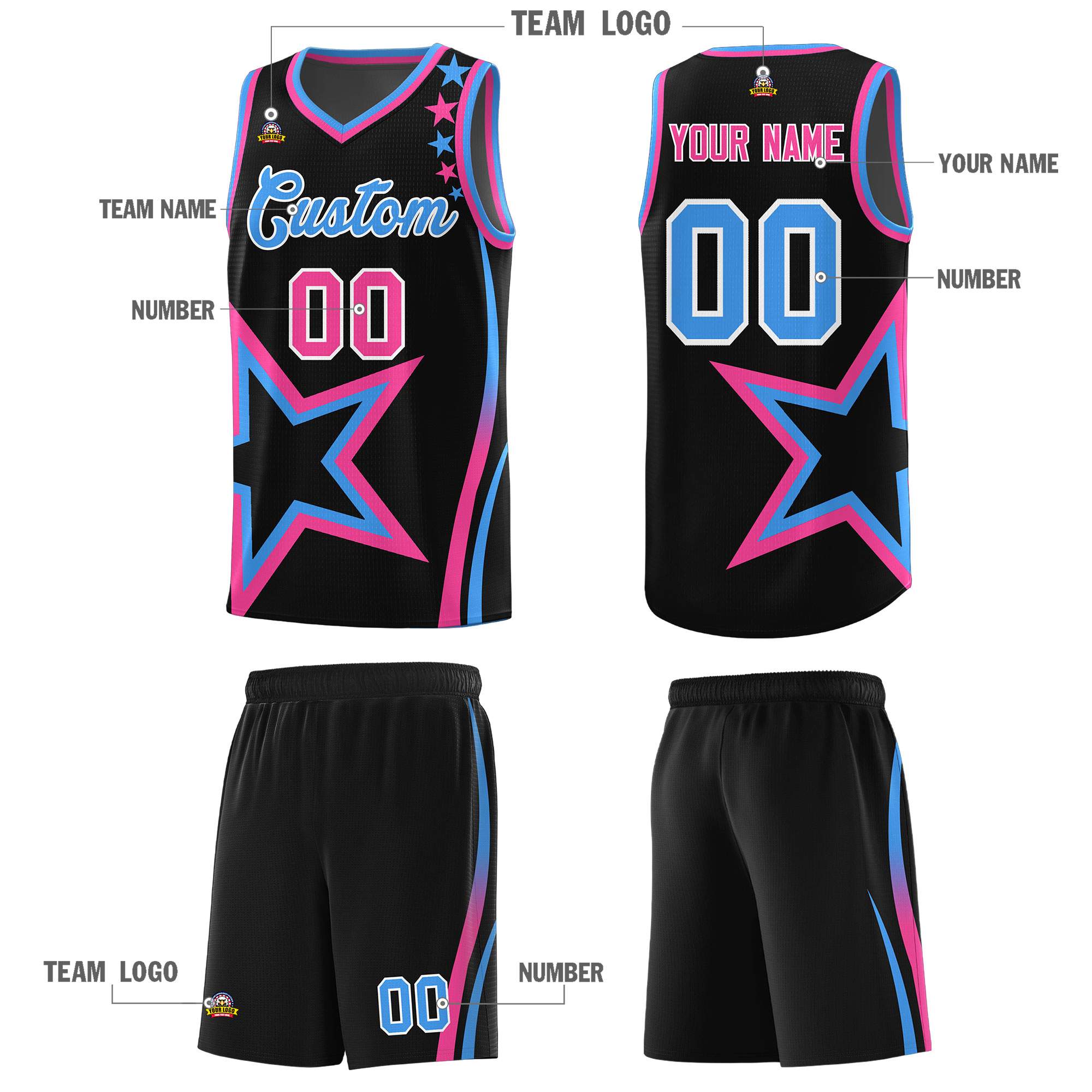 Custom Neon Green Navy-White Side Two-Tone Classic Sports Uniform Basketball Jersey |KXKSHOP