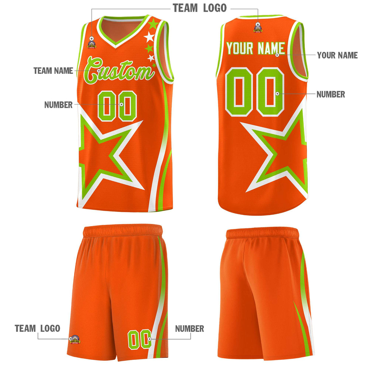 Custom Neon Green Navy-White Side Two-Tone Classic Sports Uniform Basketball Jersey |KXKSHOP