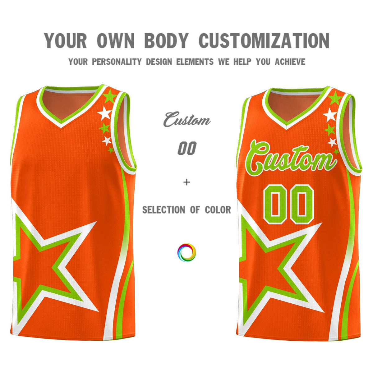 Custom Neon Green Navy-White Side Two-Tone Classic Sports Uniform Basketball Jersey |KXKSHOP