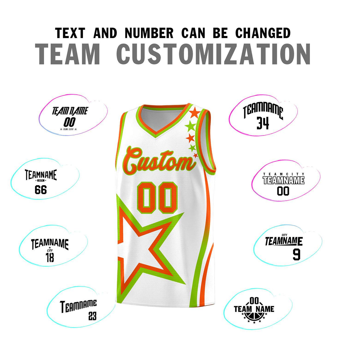 Custom Neon Green Navy-White Side Two-Tone Classic Sports Uniform Basketball Jersey |KXKSHOP