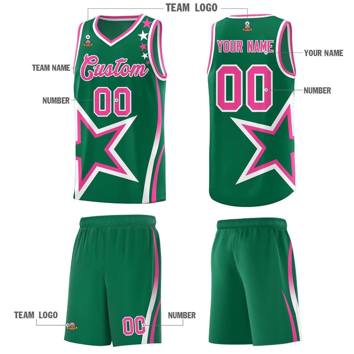 Custom Neon Green Navy-White Side Two-Tone Classic Sports Uniform Basketball Jersey |KXKSHOP