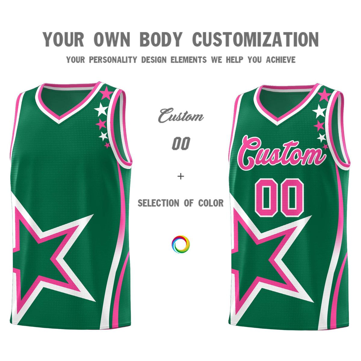 Custom Neon Green Navy-White Side Two-Tone Classic Sports Uniform Basketball Jersey |KXKSHOP