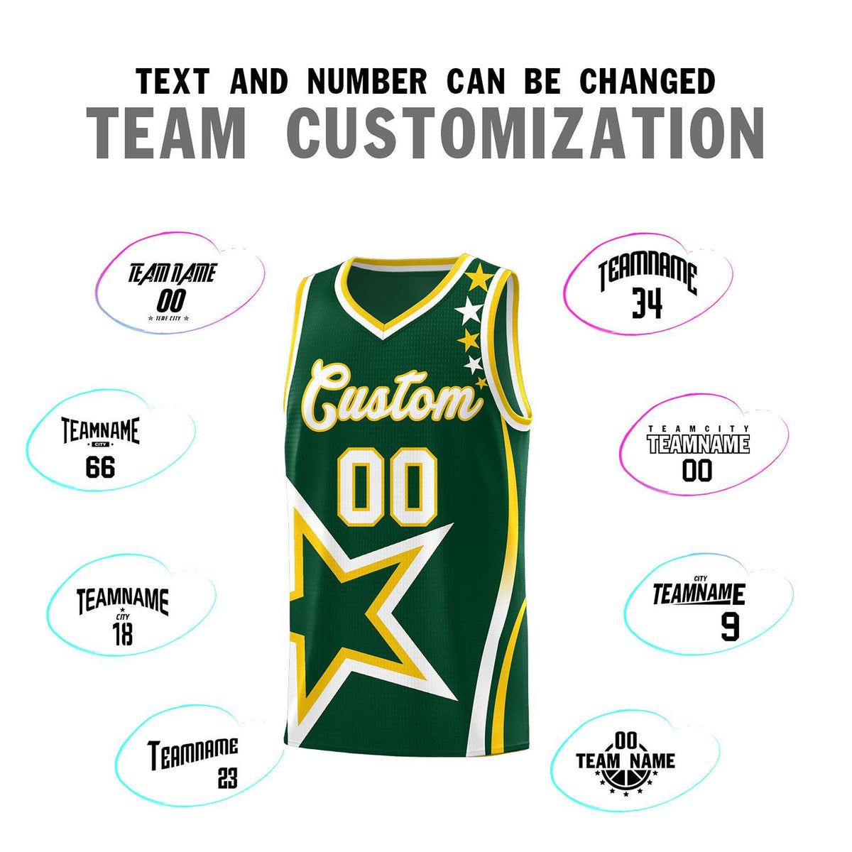 Custom Neon Green Navy-White Side Two-Tone Classic Sports Uniform Basketball Jersey |KXKSHOP
