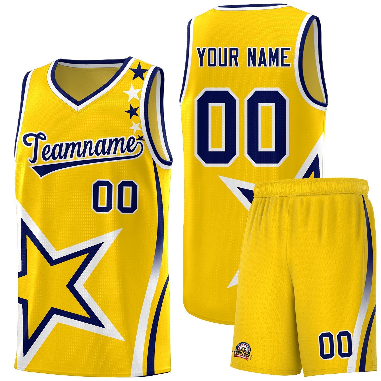 Custom Neon Green Navy-White Side Two-Tone Classic Sports Uniform Basketball Jersey |KXKSHOP