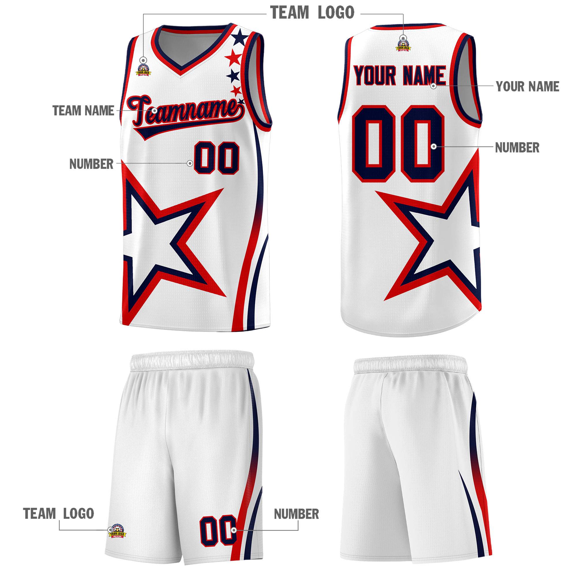 Custom Neon Green Navy-White Side Two-Tone Classic Sports Uniform Basketball Jersey |KXKSHOP