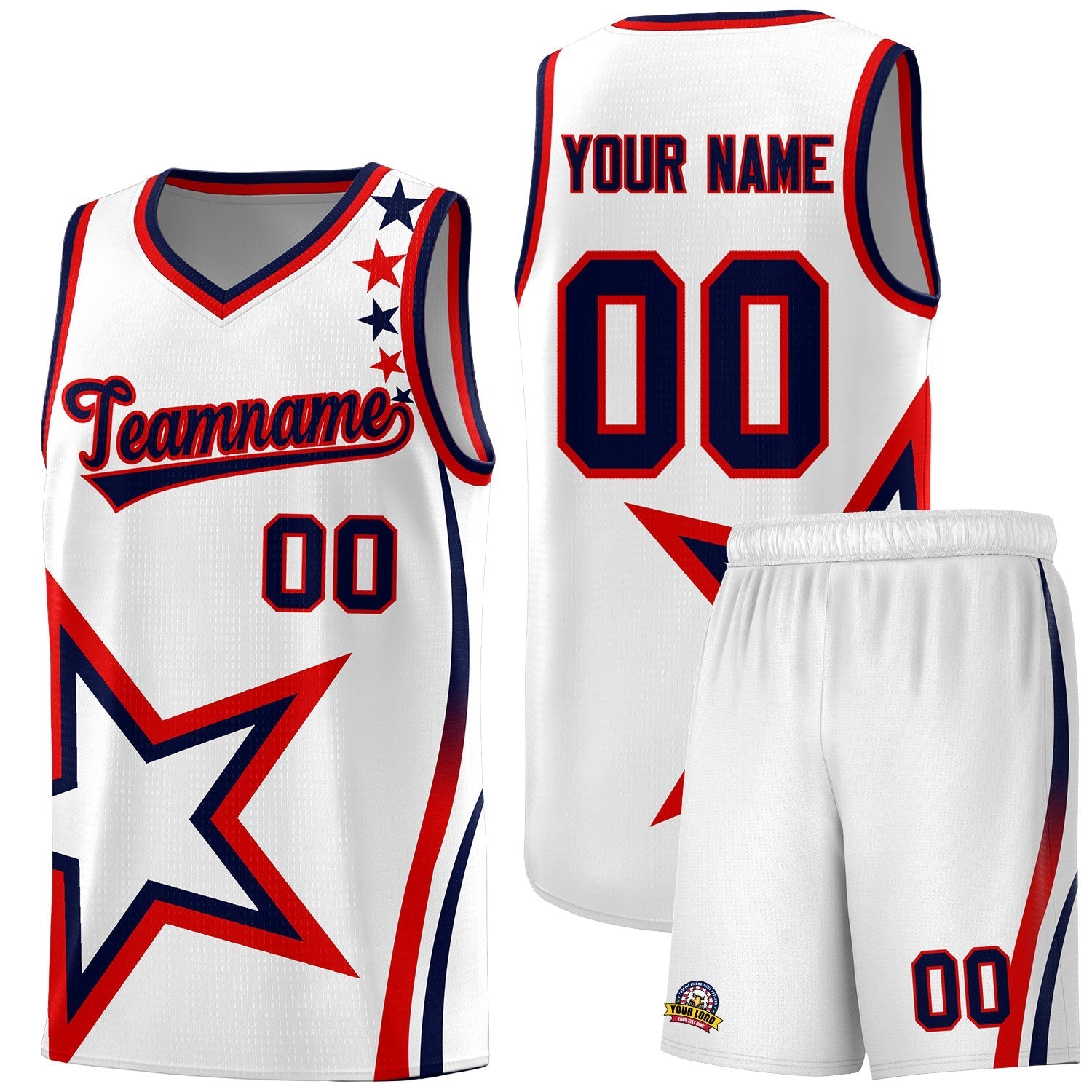 Custom Neon Green Navy-White Side Two-Tone Classic Sports Uniform Basketball Jersey |KXKSHOP