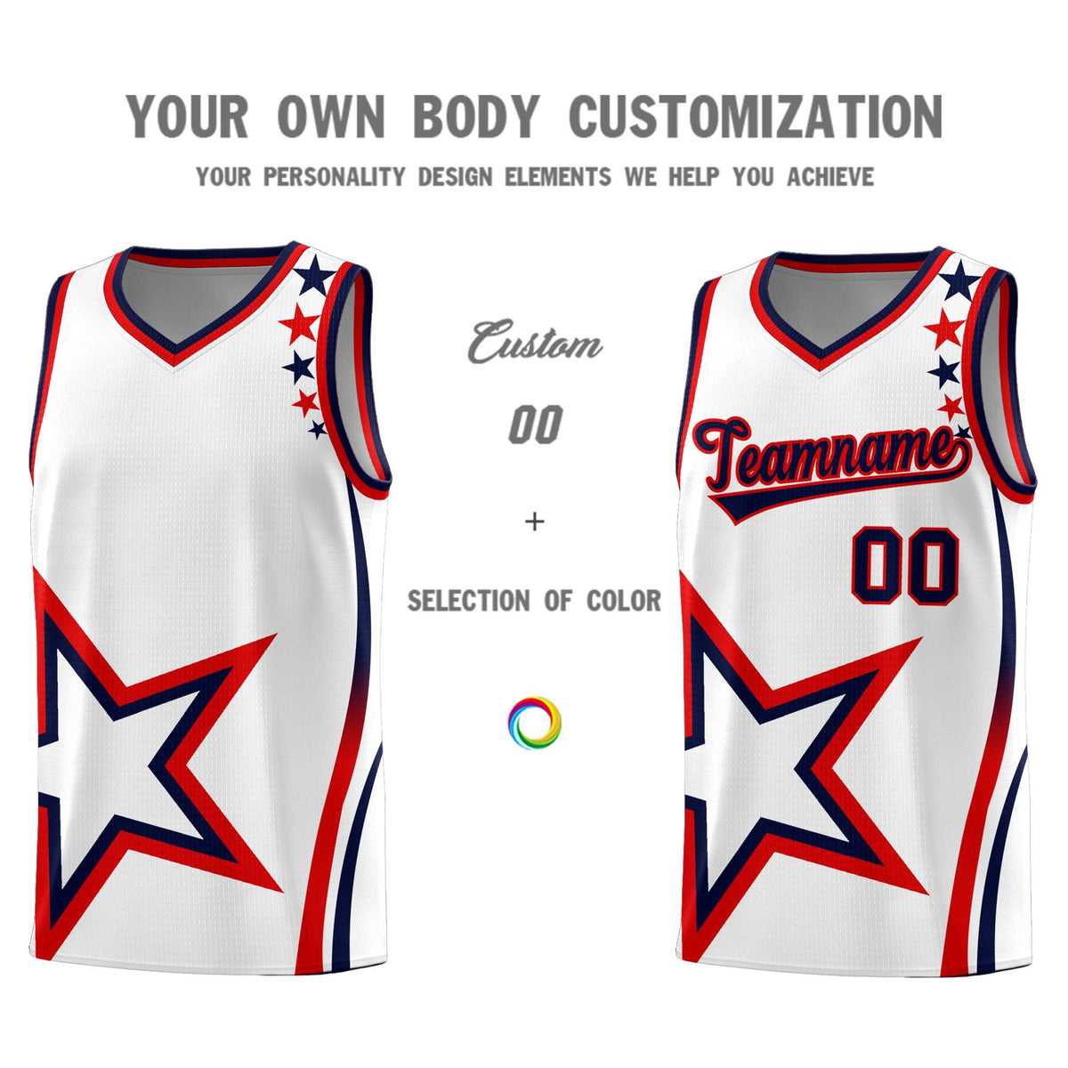 Custom Neon Green Navy-White Side Two-Tone Classic Sports Uniform Basketball Jersey |KXKSHOP