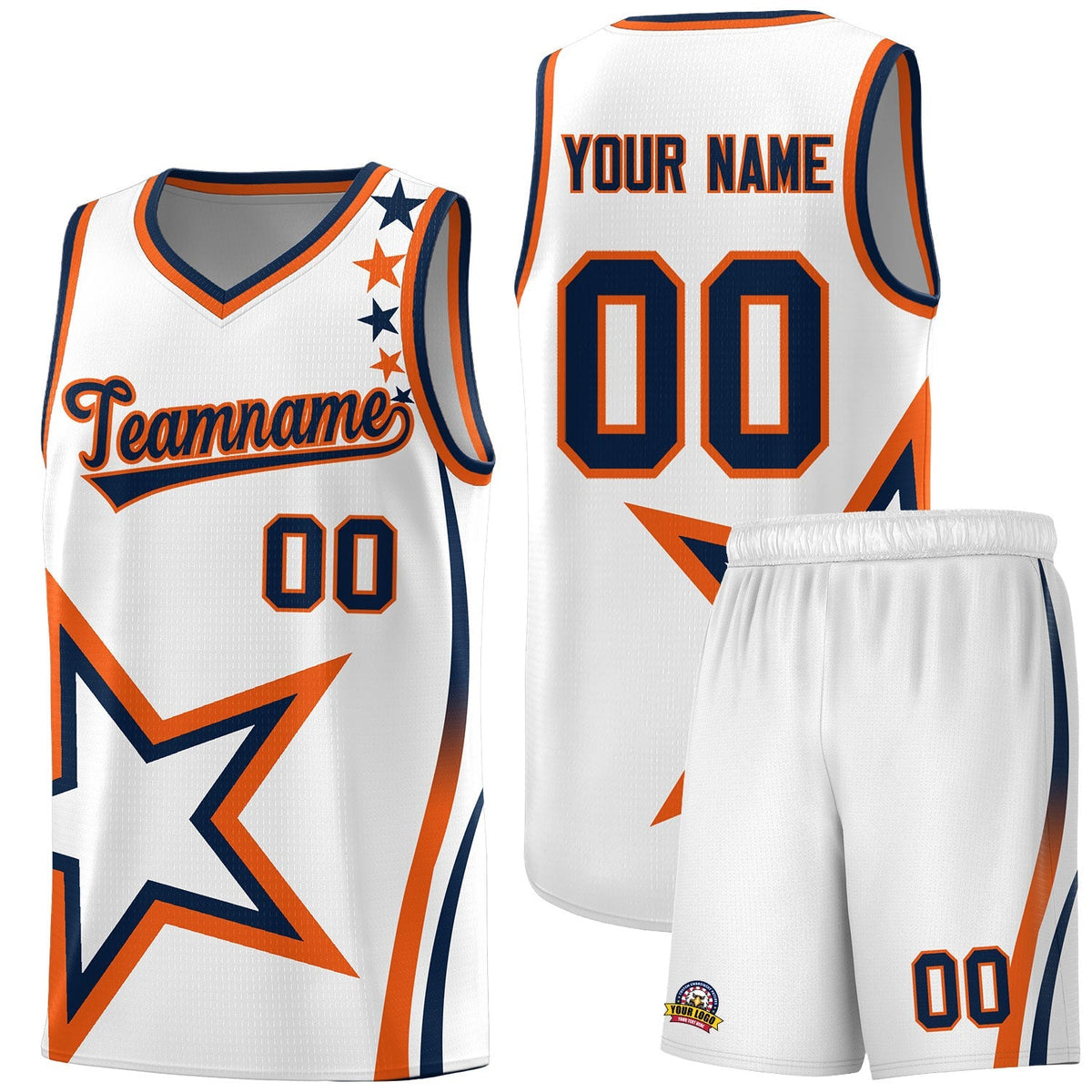Custom Neon Green Navy-White Side Two-Tone Classic Sports Uniform Basketball Jersey |KXKSHOP