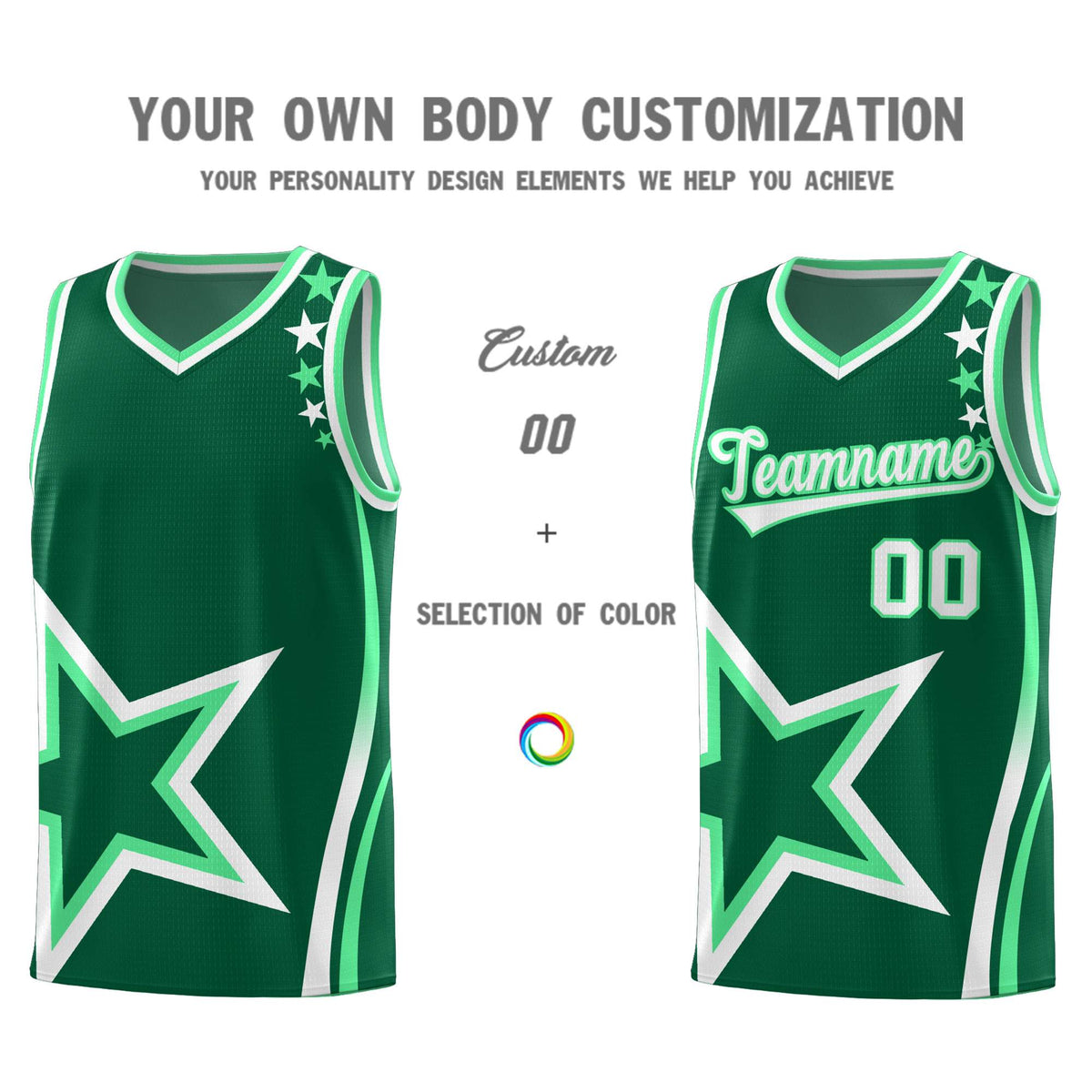 Custom Neon Green Navy-White Side Two-Tone Classic Sports Uniform Basketball Jersey |KXKSHOP