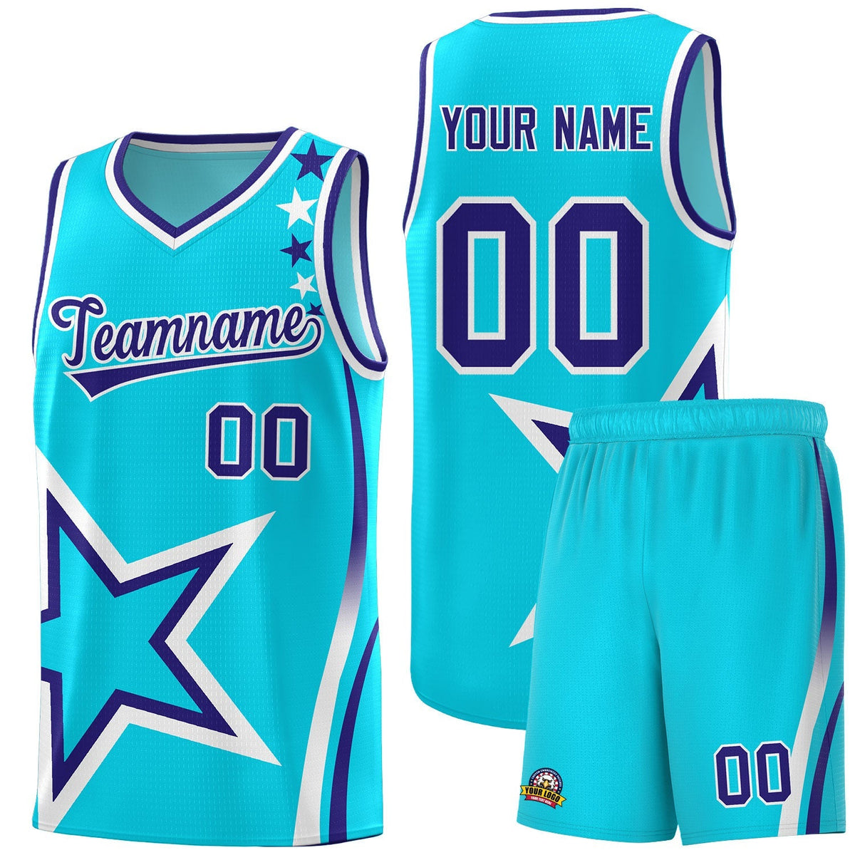 Custom Neon Green Navy-White Side Two-Tone Classic Sports Uniform Basketball Jersey |KXKSHOP