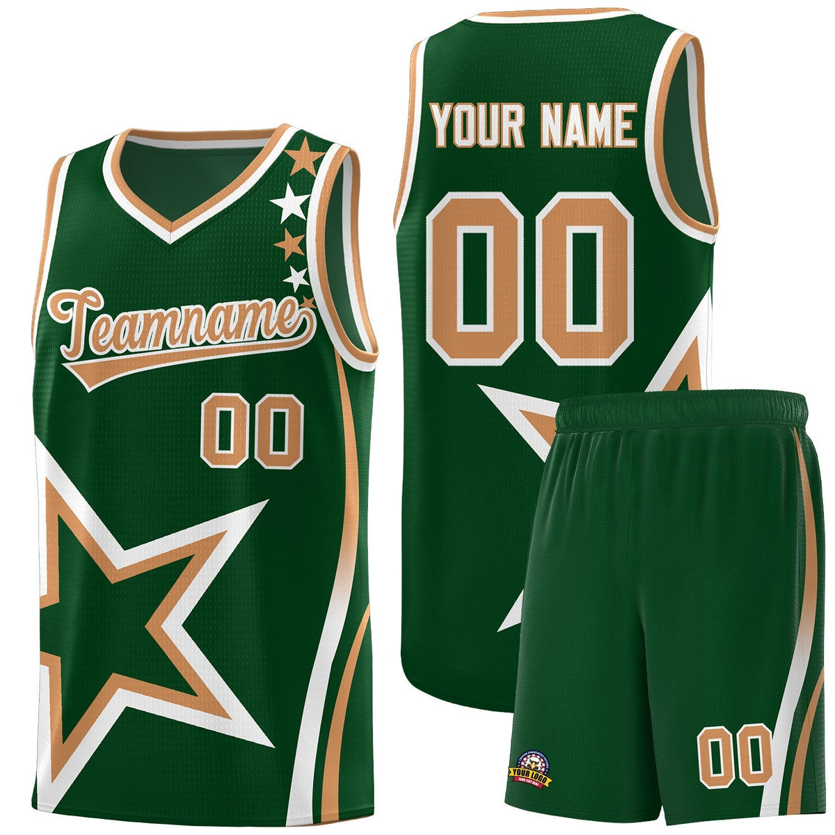 Custom Neon Green Navy-White Side Two-Tone Classic Sports Uniform Basketball Jersey |KXKSHOP