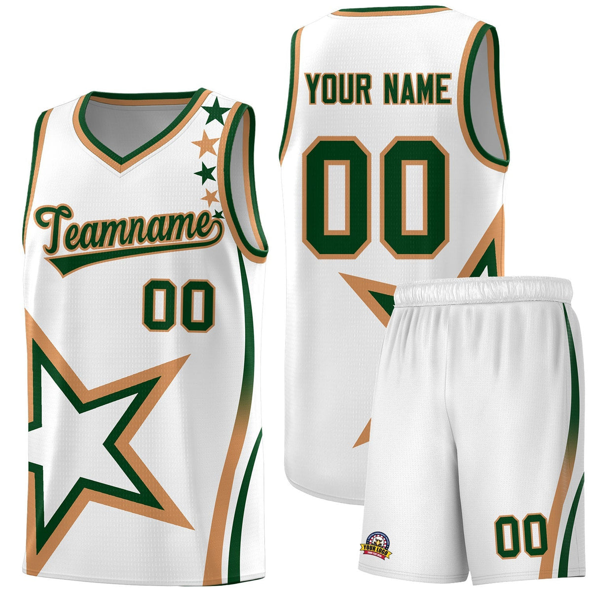 Custom Neon Green Navy-White Side Two-Tone Classic Sports Uniform Basketball Jersey |KXKSHOP