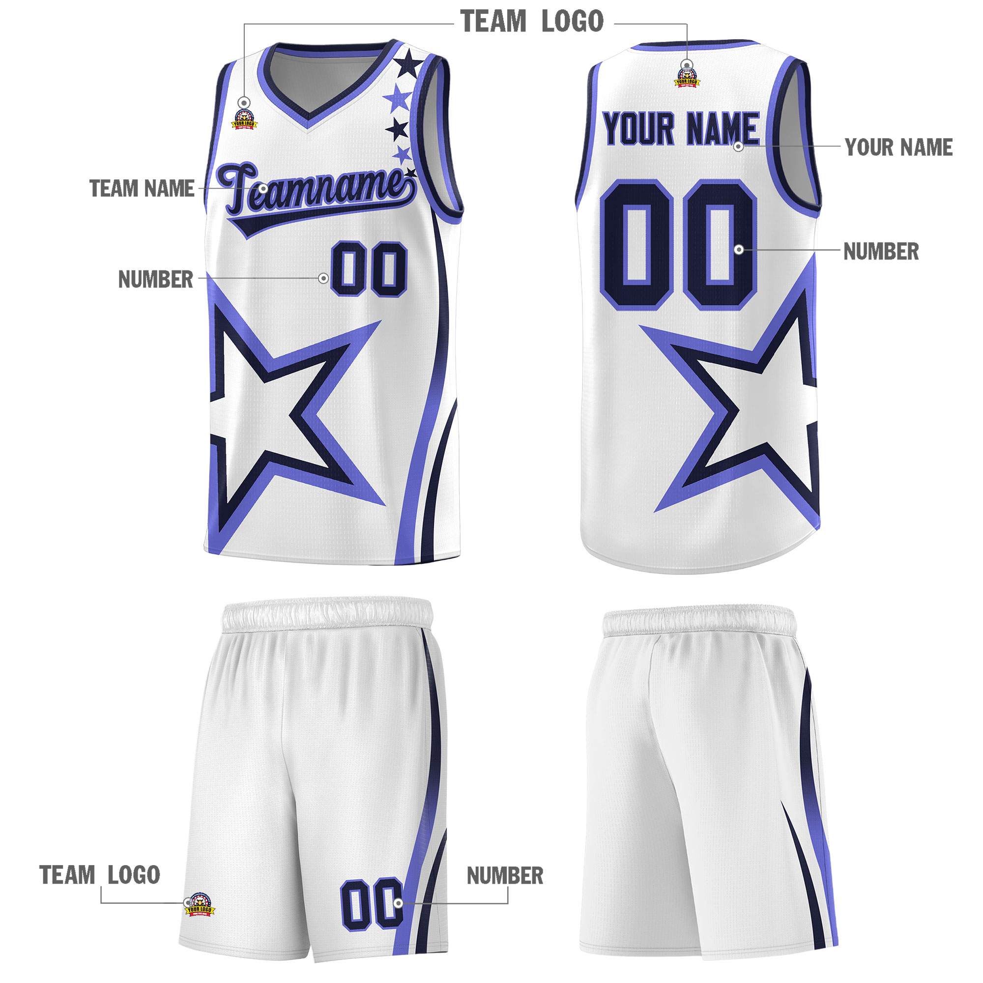 Custom Neon Green Navy-White Side Two-Tone Classic Sports Uniform Basketball Jersey |KXKSHOP