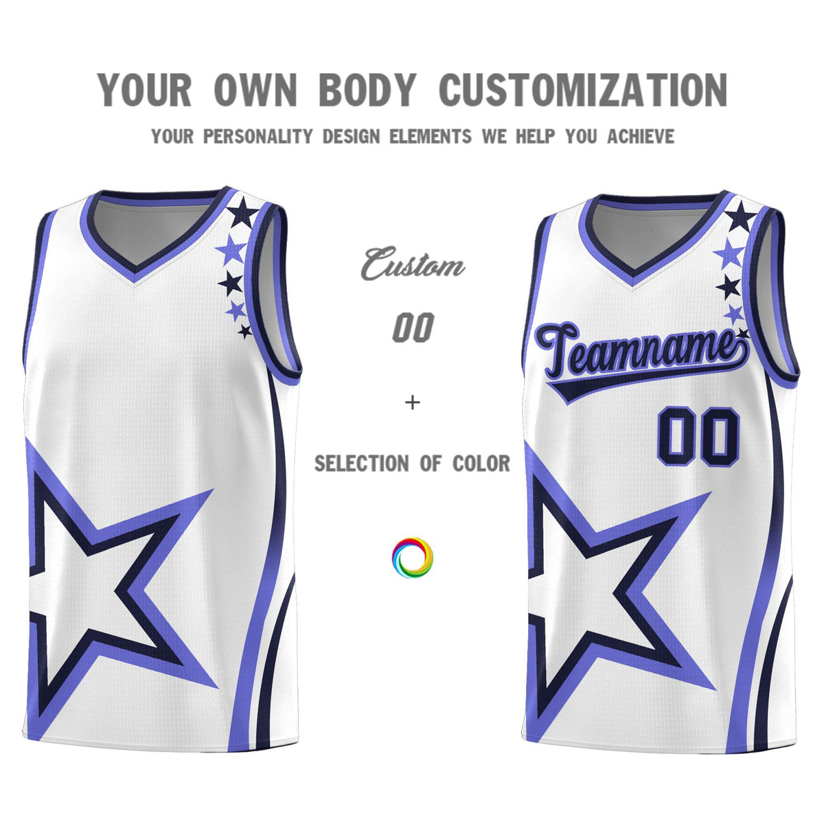 Custom Neon Green Navy-White Side Two-Tone Classic Sports Uniform Basketball Jersey |KXKSHOP