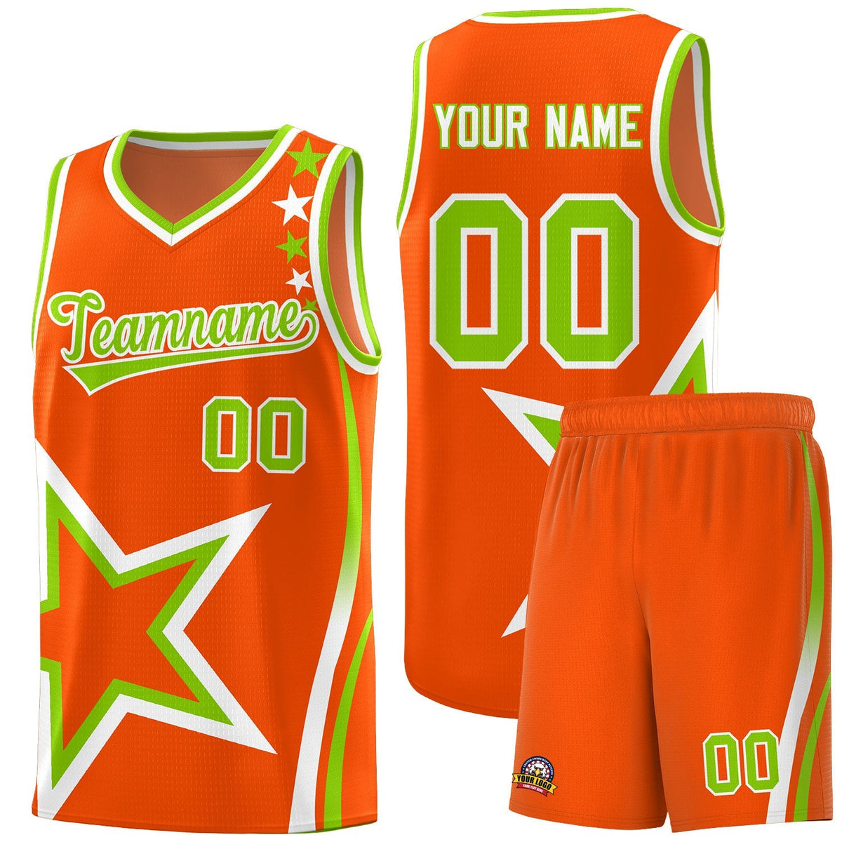 Custom Neon Green Navy-White Side Two-Tone Classic Sports Uniform Basketball Jersey |KXKSHOP