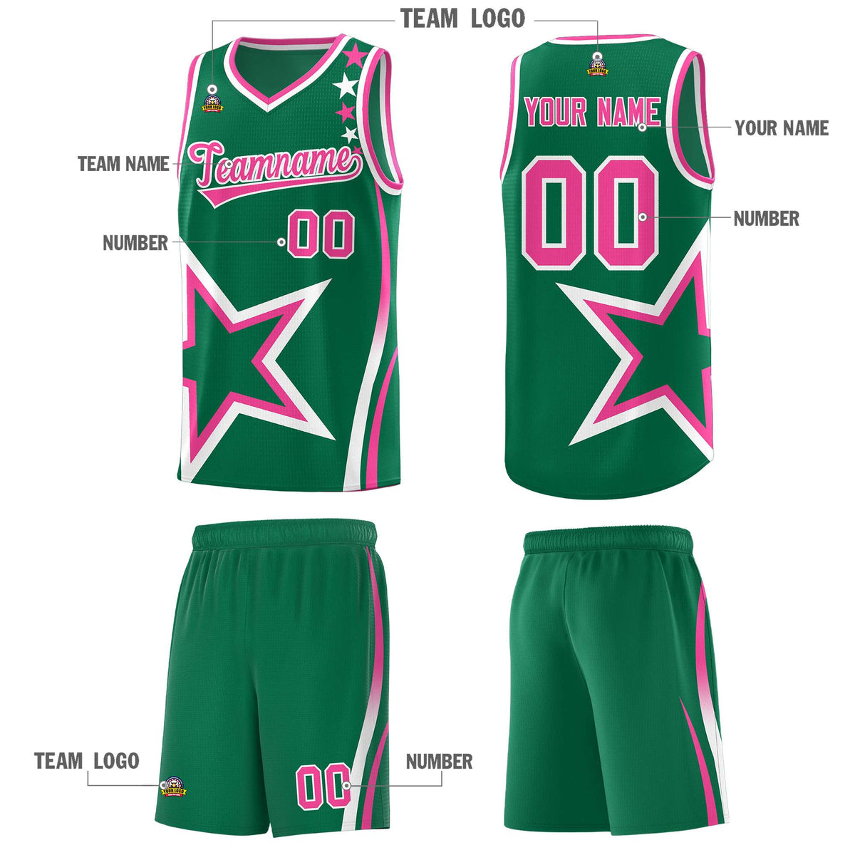 Custom Neon Green Navy-White Side Two-Tone Classic Sports Uniform Basketball Jersey |KXKSHOP