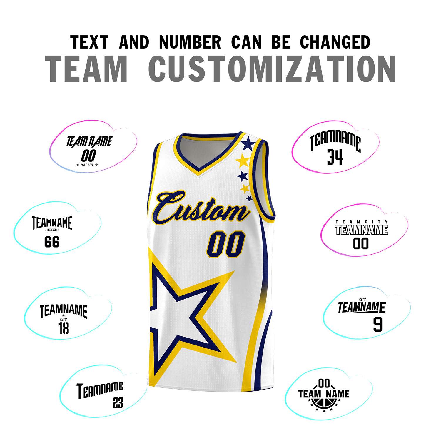 Custom Neon Green Navy-White Side Two-Tone Classic Sports Uniform Basketball Jersey |KXKSHOP